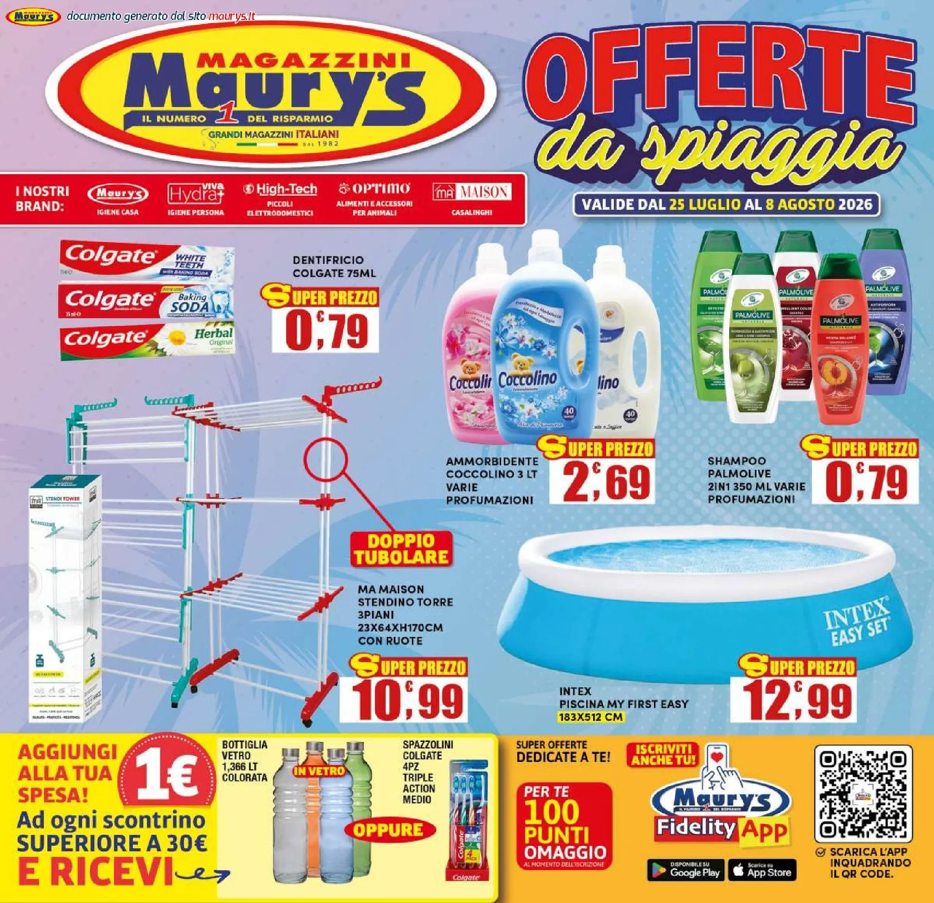 Volantini Maury's da 25 luglio a 8 agosto di 2026 - Pagina del volantino