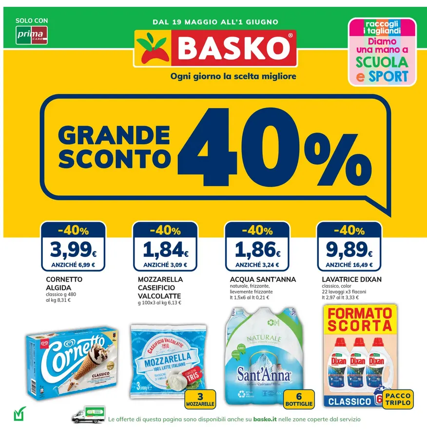 Volantini Basko da 19 maggio a 1 giugno di 2026 - Pagina del volantino
