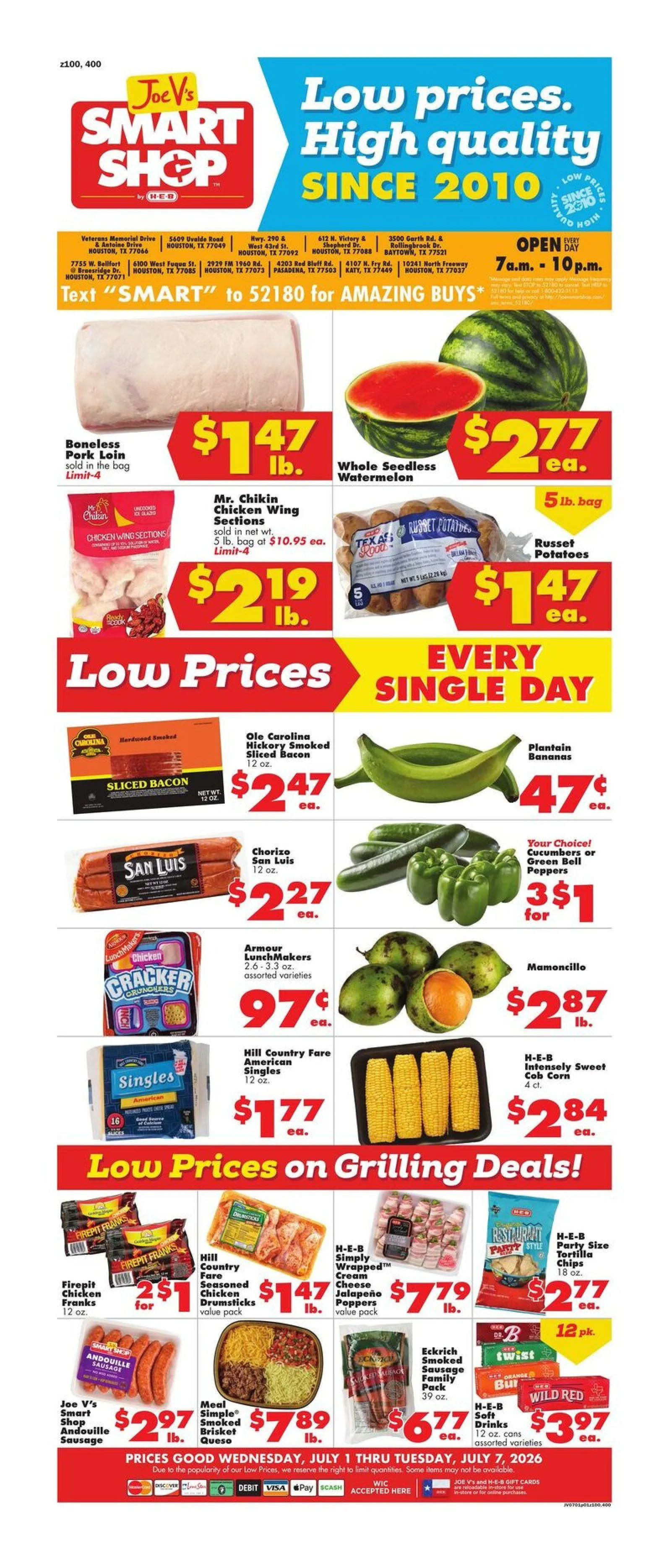 Weekly ad  Joe V's Smart Shop Sales from July 1 to July 7 2026 - Page 
