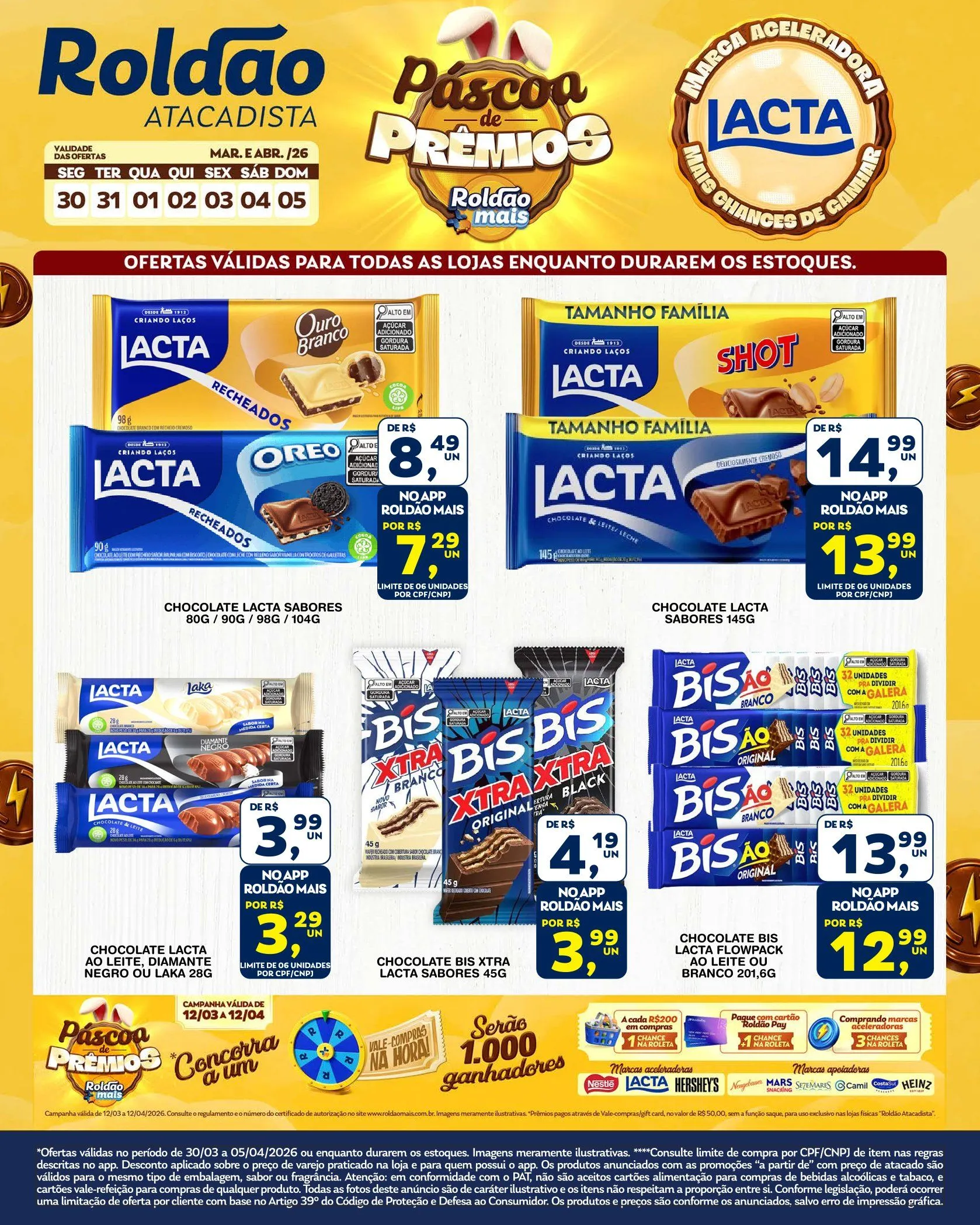 Encarte de Roldão  30 de março até 5 de abril 2026 - Pagina 1