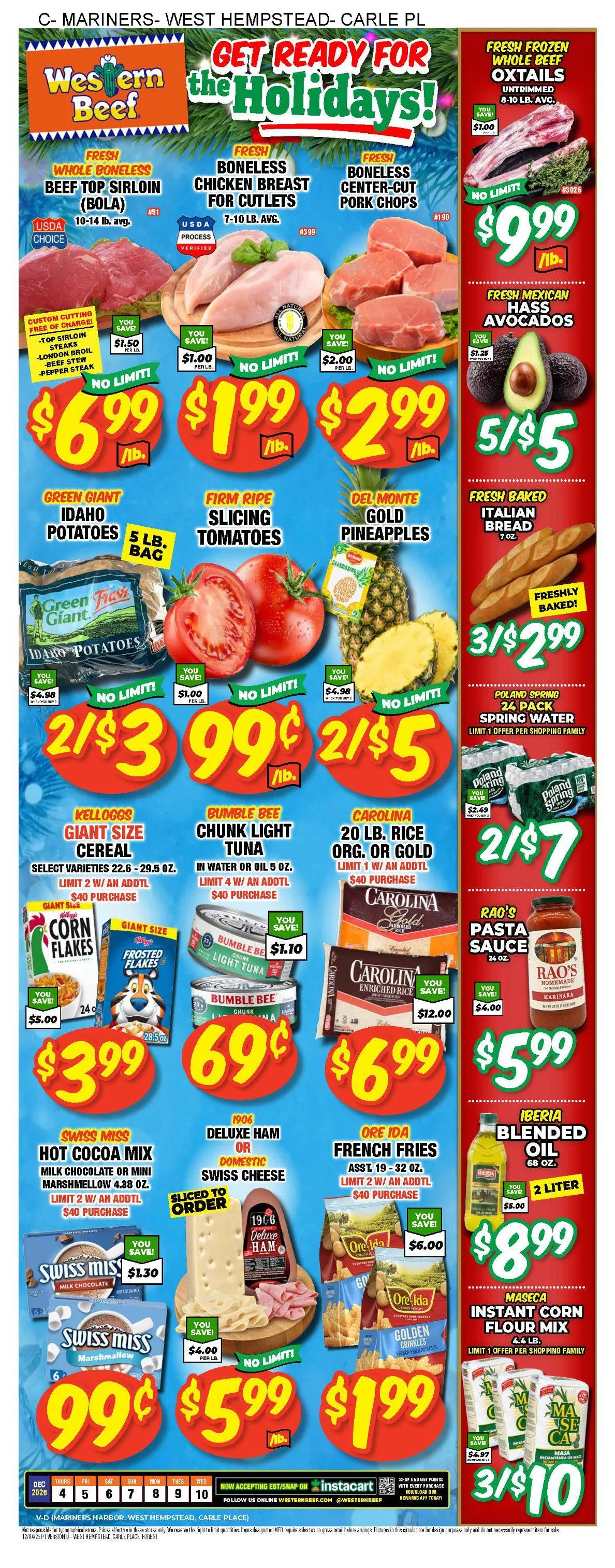 Weekly ad Western Beef Sales from December 4 to December 10 2025 - Page 