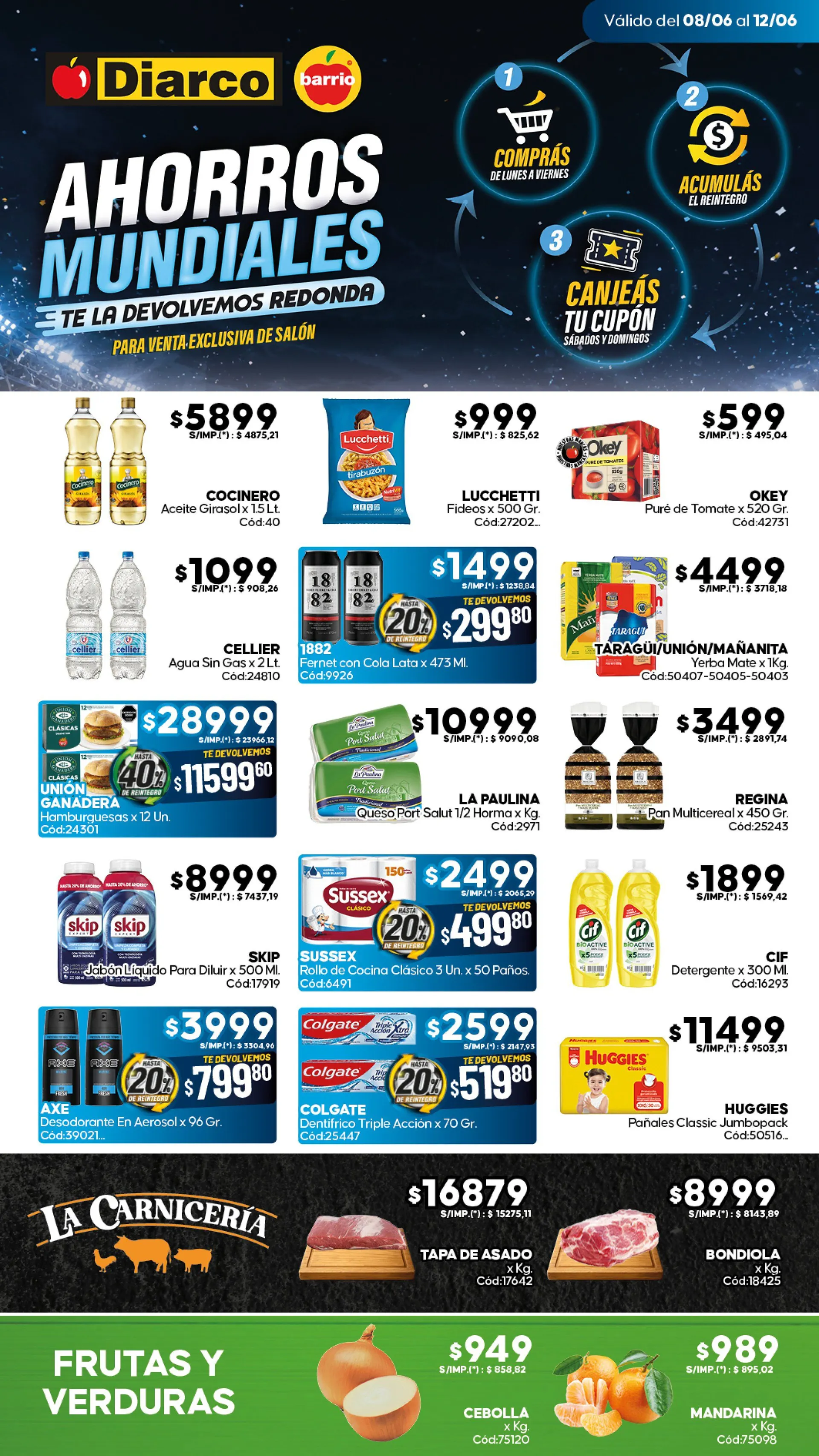Ofertas de Ofertas Diarco 8 de junio al 12 de junio 2026 - Página 1 del catálogo