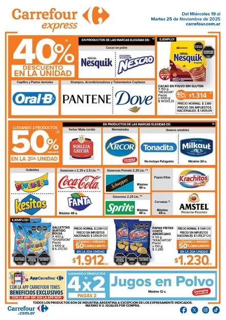 Ofertas de Carrefour Express Ofertas 19 de noviembre al 25 de noviembre 2025 - Página  del catálogo