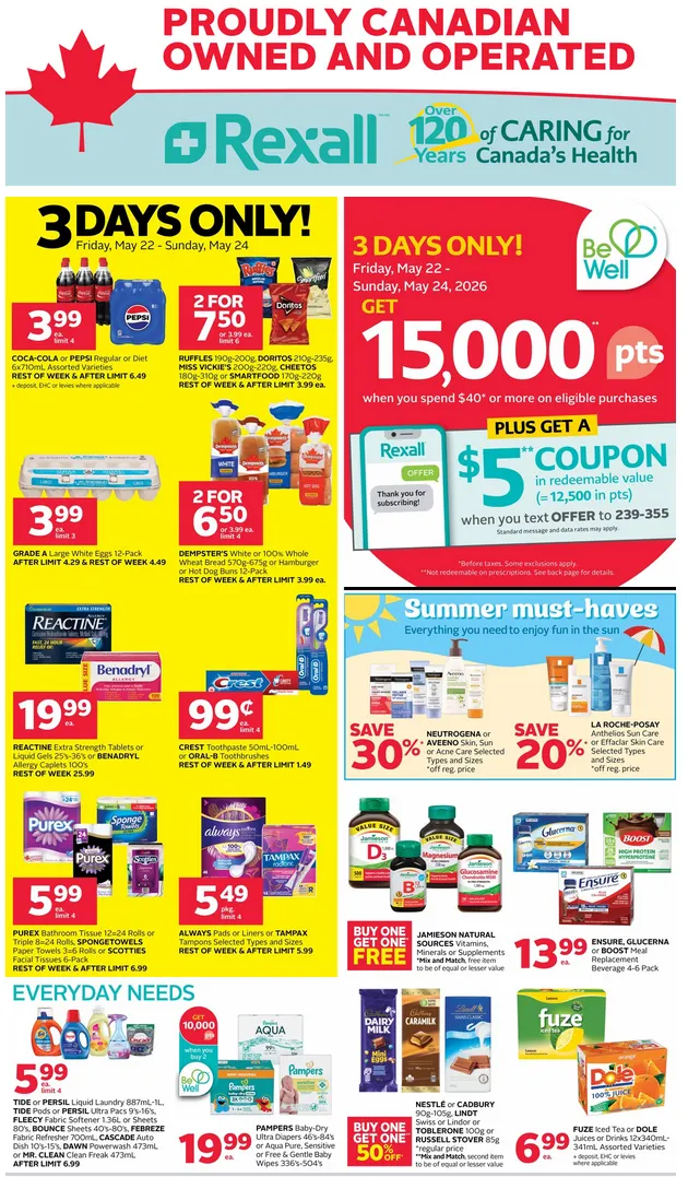  Rexall Sales - May 22 May 28 2026