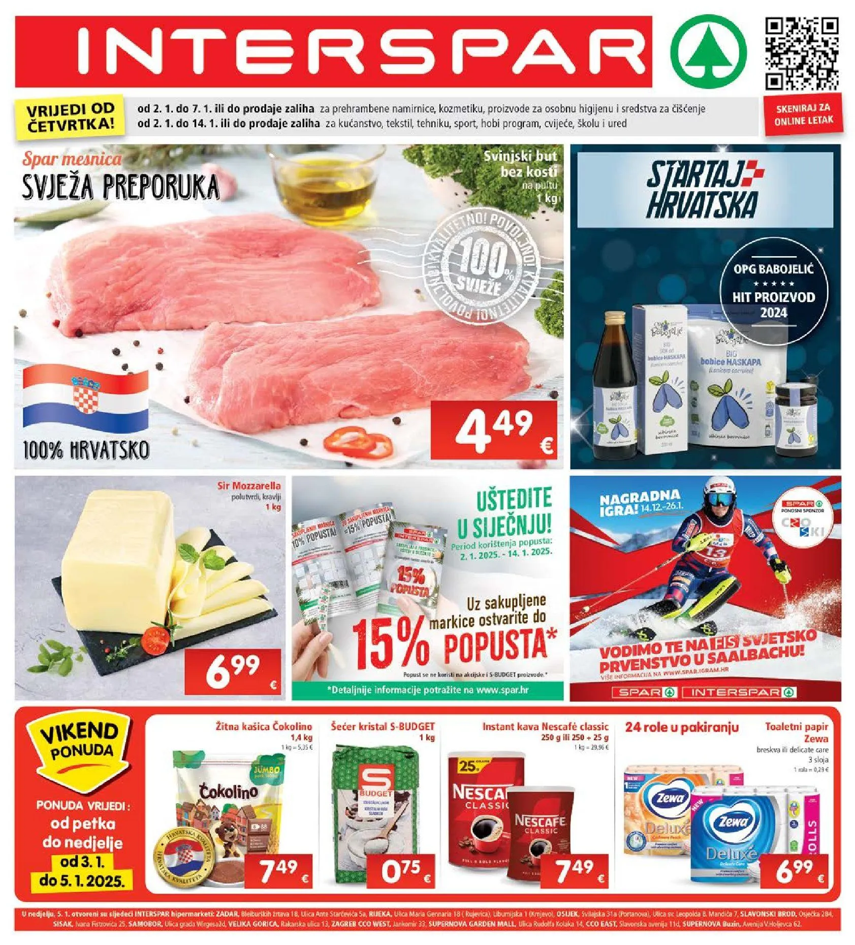 Katalog Interspar Posebna ponuda trgovine od 7. siječnja do 7. siječnja 2025. - Pregled Stranica