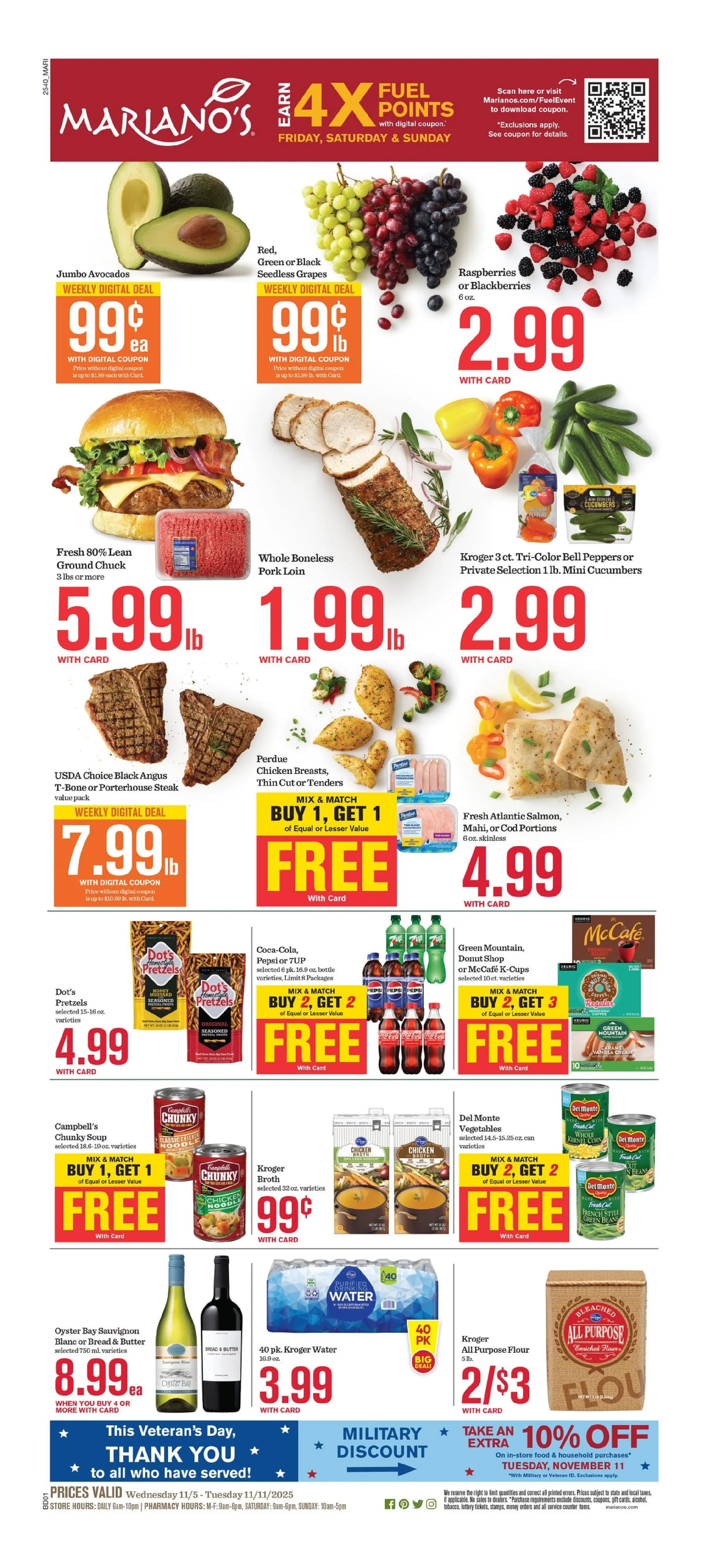 Weekly ad Mariano´s Sales from November 5 to November 11 2025 - Page 1