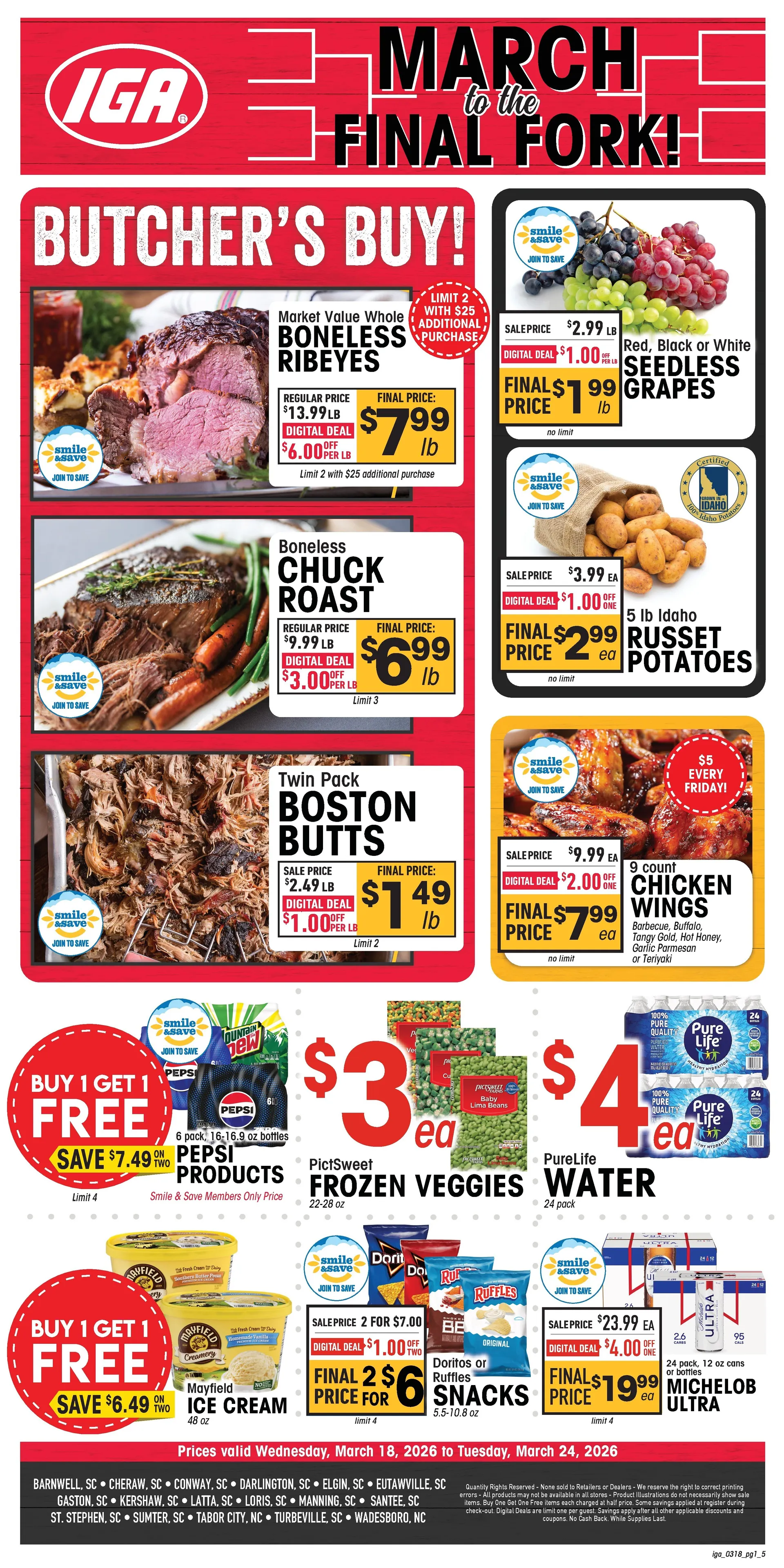 Weekly ad IGA weekly ads from March 18 to March 24 2026 - Page 1