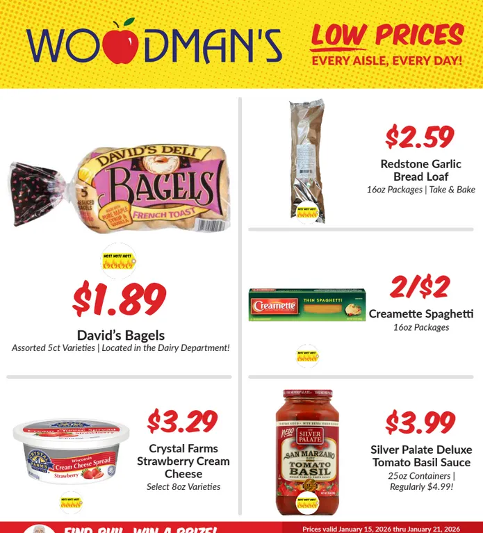 Weekly ad Woodman's Market Sales from January 15 to January 21 2026 - Page 1