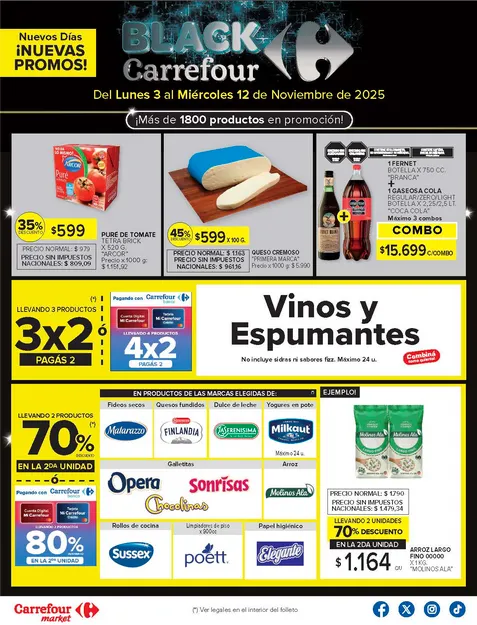 Ofertas de Ofertas Carrefour Market 3 de noviembre al 12 de noviembre 2025 - Página 1 del catálogo