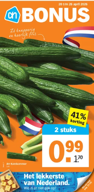 Albert Heijn folders van 19 april tot 25 april 2026 - folder pagina 1