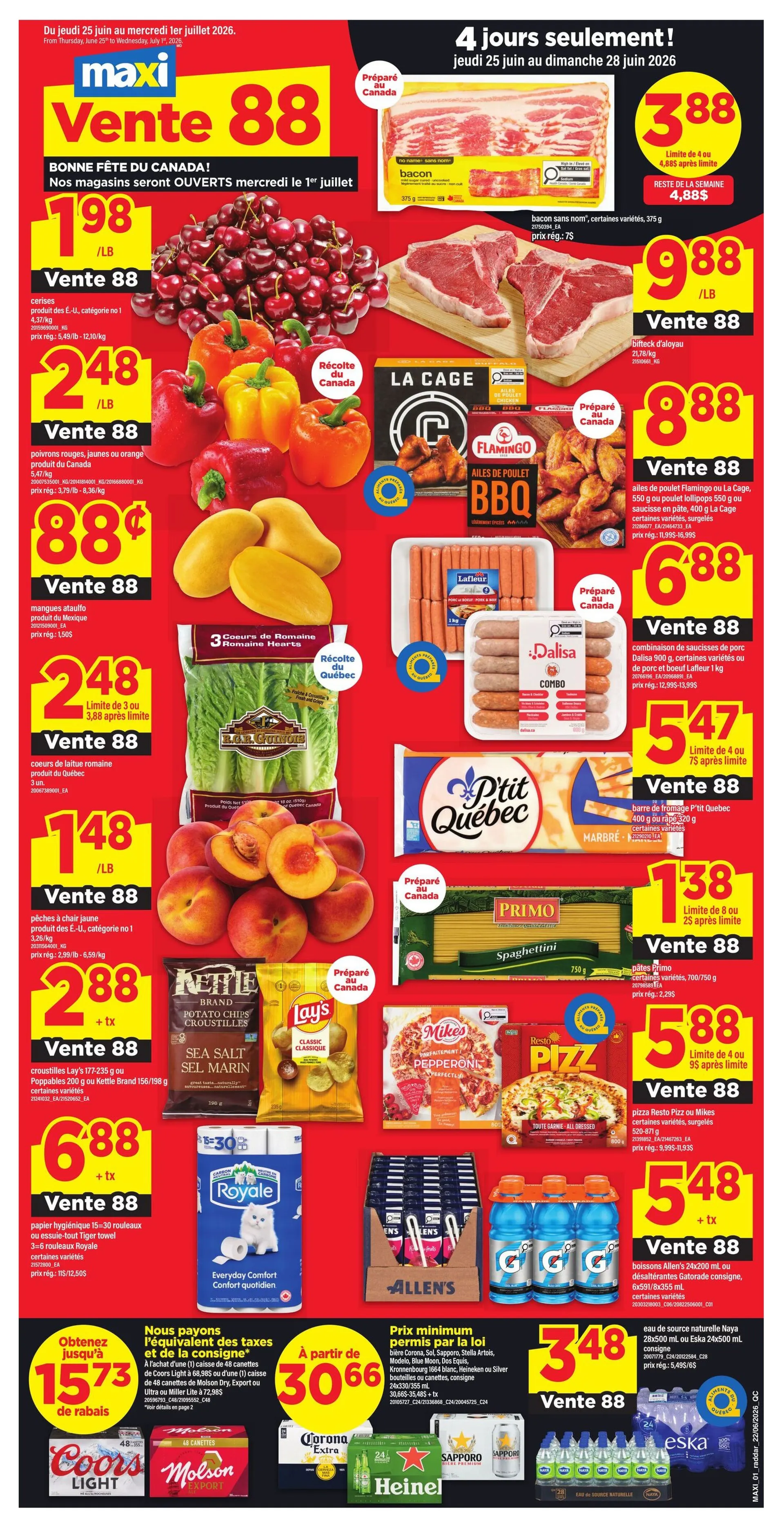  Maxi Sales from June 25 to July 1 2026 - flyer page 