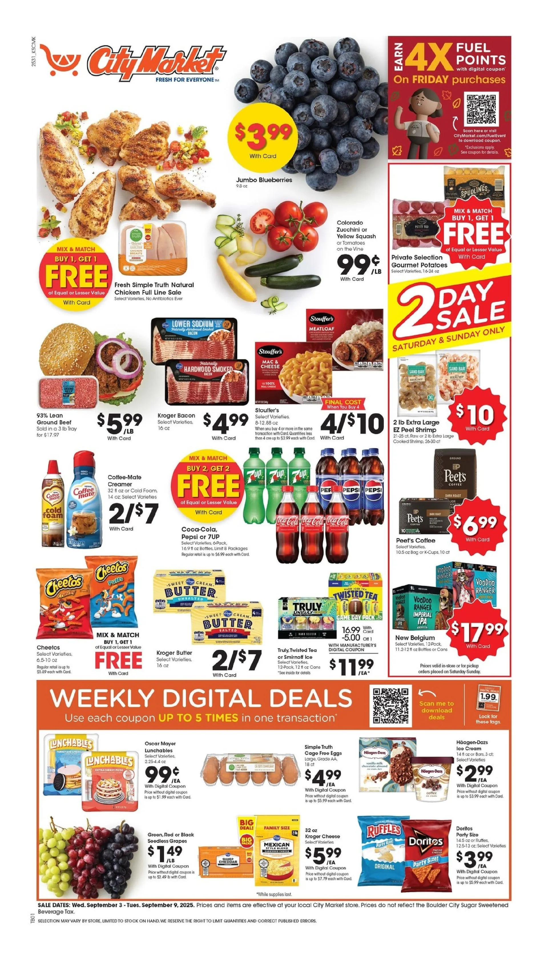 Weekly ad City Market Sales from September 3 to September 9 2025 - Page 1