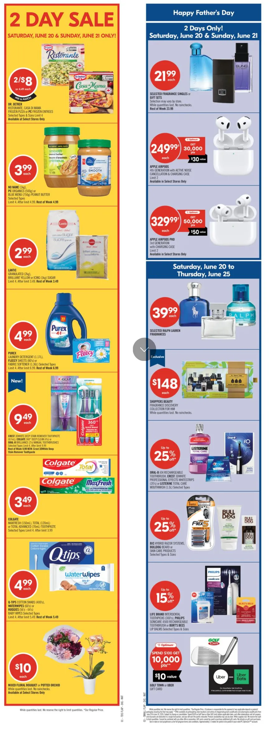 Shoppers Drug Mart Sales from June 20 to June 25 2026 - flyer page 1