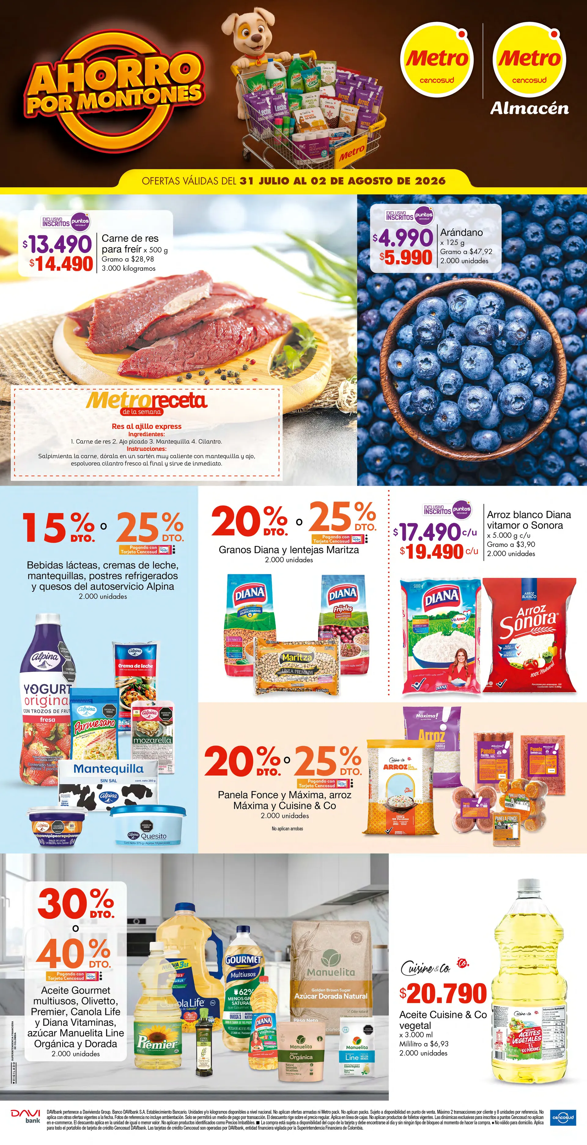 Catalogo de  Metro Ofertas 31 de julio al 2 de agosto 2026 - Pag 1