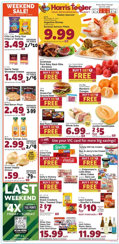 Weekly ad Harris Teeter Sales from April 22 to April 28 2026 - Page 