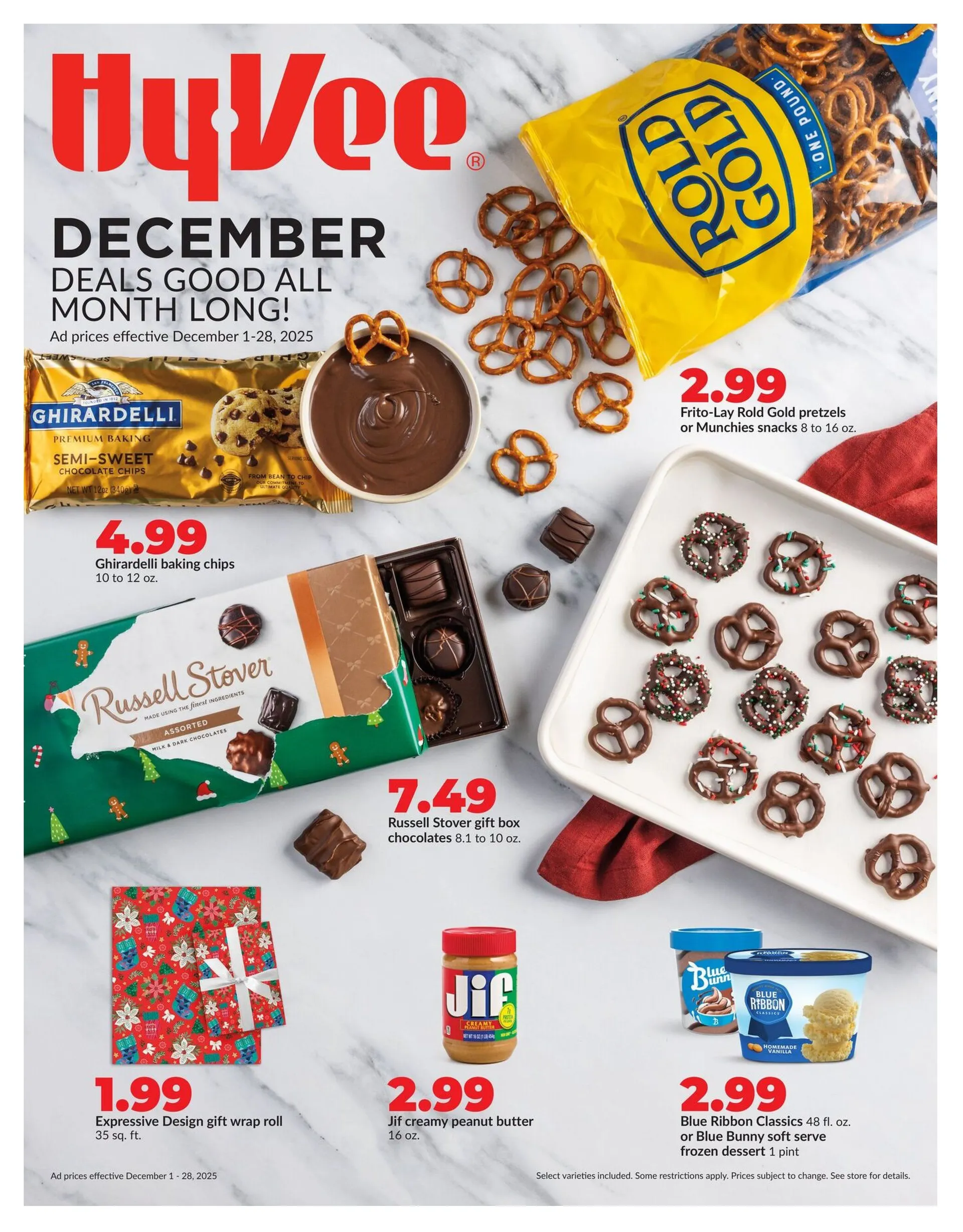 Weekly ad HyVee Sales from December 1 to December 28 2025 - Page 1