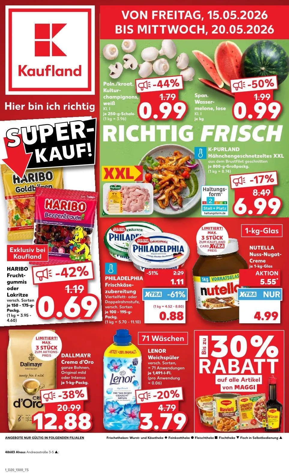 Kaufland Prospekte - 15. Mai 20. Mai 2026