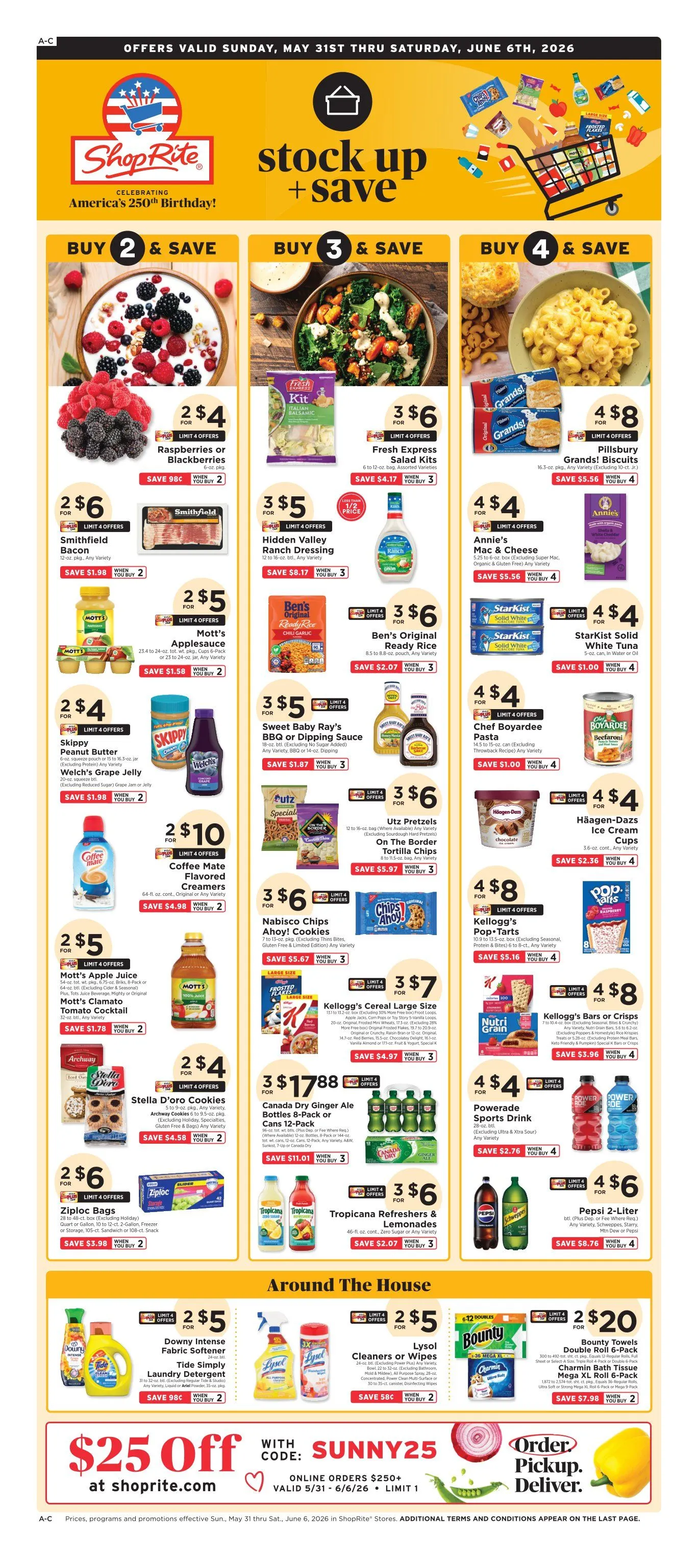 Weekly promotion ShopRite weekly ads spanning from May 31 to June 6 2026 - Page 1 for Catalogue 365