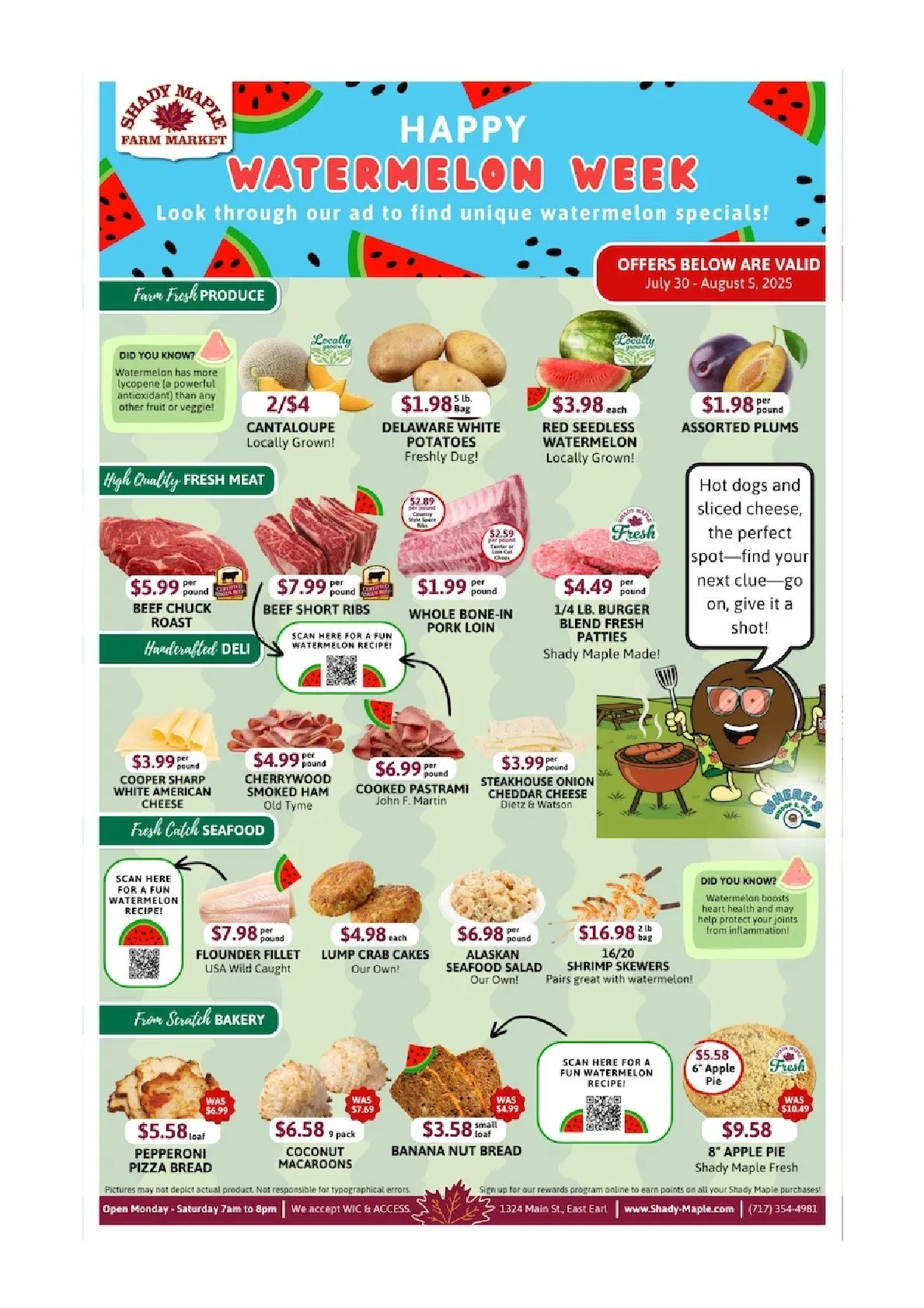Weekly ad Shady Maple weekly ads from July 30 to August 5 2025 - Page 1