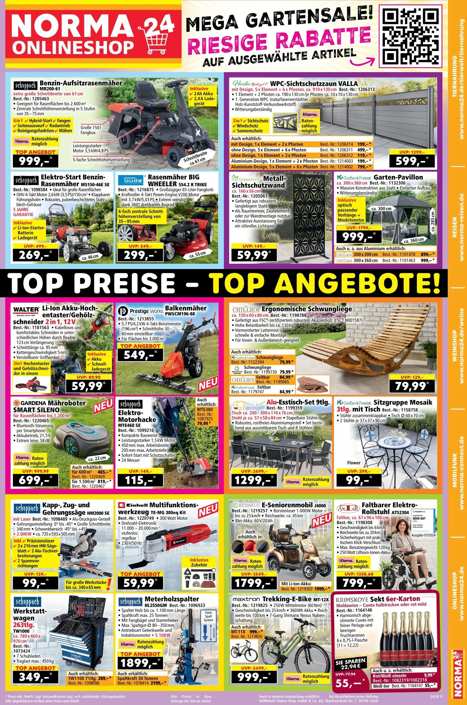 Norma Prospekte von 8. Juni bis 15. Juni 2026 - Prospekt seite 1