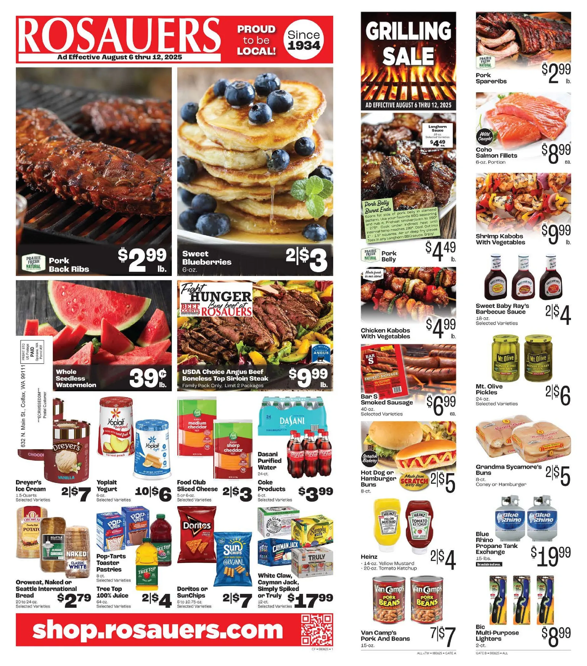 Weekly ad Rosauers Sales from August 6 to August 12 2025 - Page 