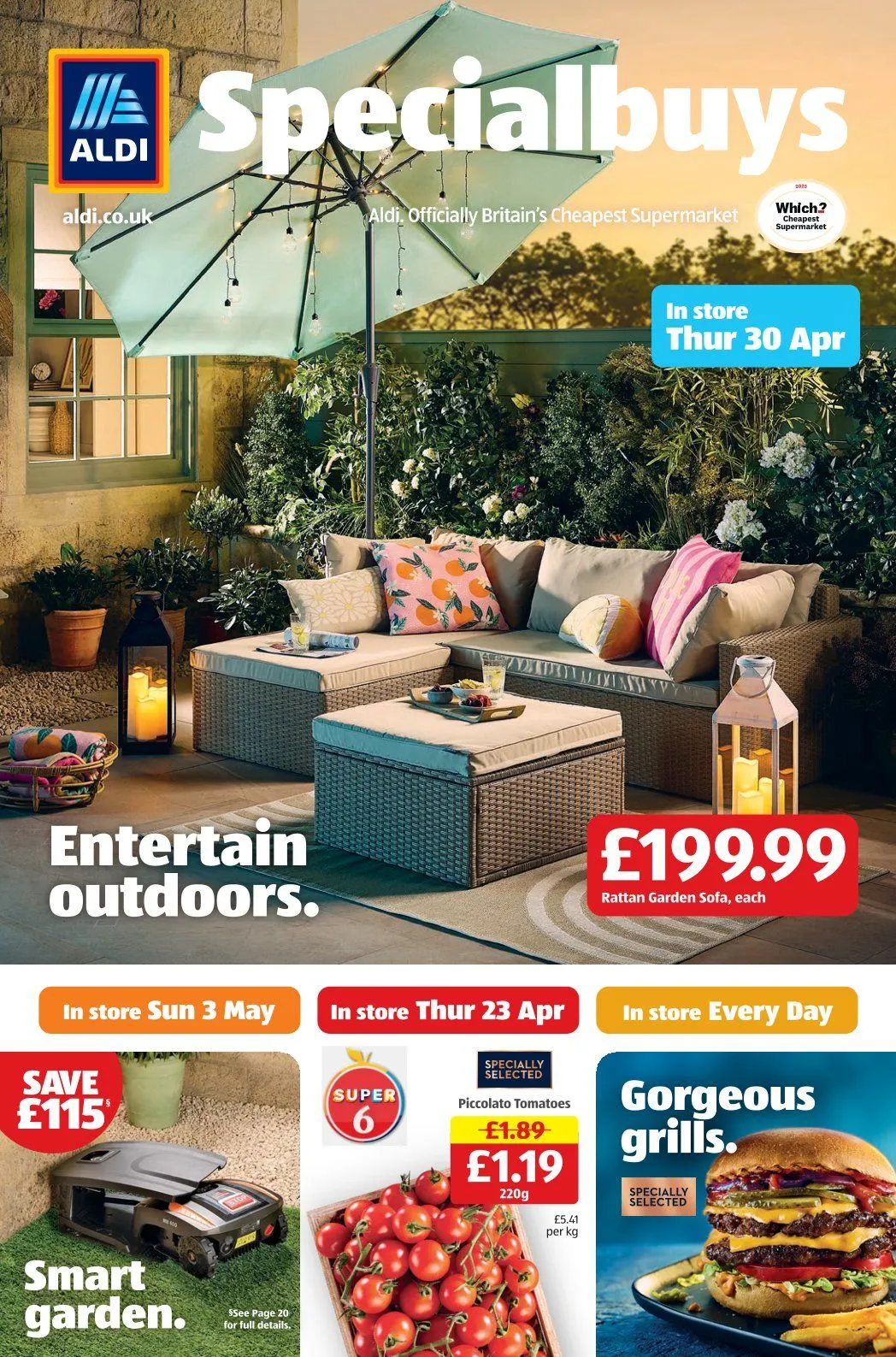 Aldi Sales from 30 April to 3 May 2026 - Catalogue Page 1