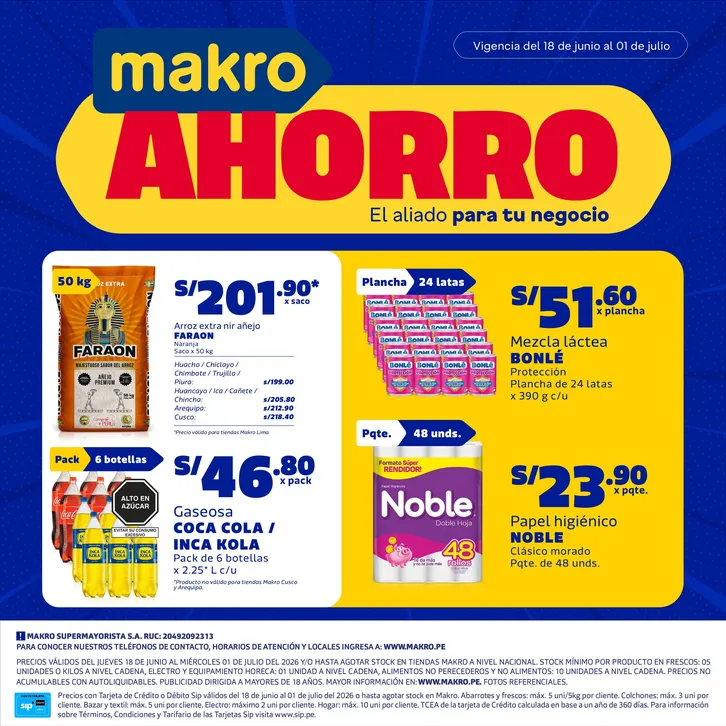 Catalogo de  Makro Ofertas 18 de junio al 1 de julio 2026 - Pag 