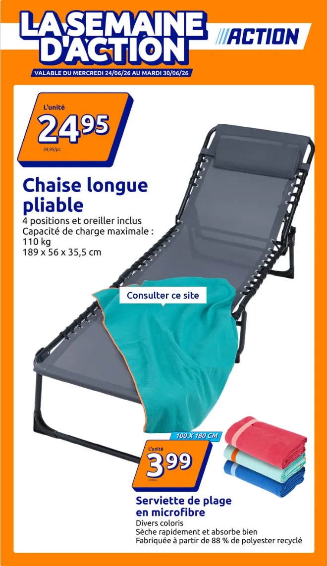 Action Catalogue du 24 juin au 30 juin 2026 - Catalogue page 