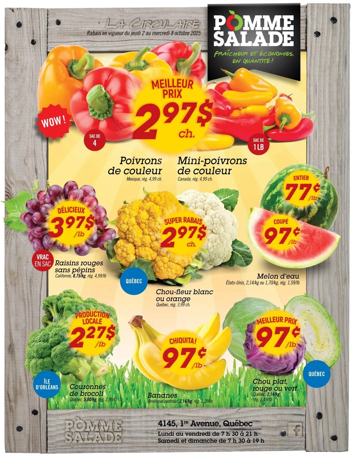 Pomme Salade Sales from October 2 to October 8 2025 - flyer page 1