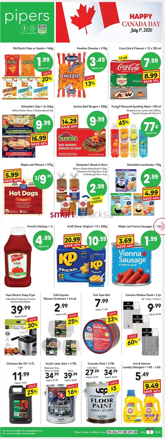  Pipers Sales from June 25 to July 1 2026 - flyer page 1
