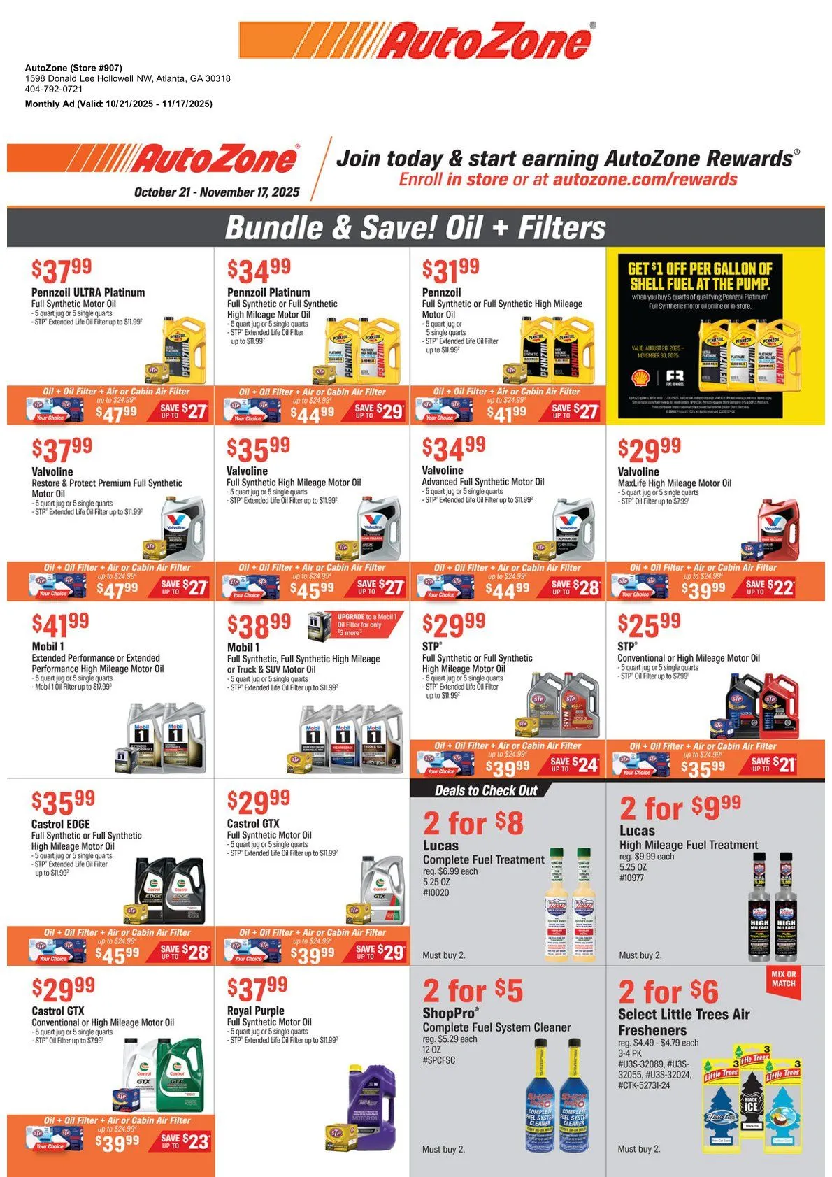 Catálogo de AutoZone Ofertas 21 de octubre al 17 de noviembre 2025 - Pagina