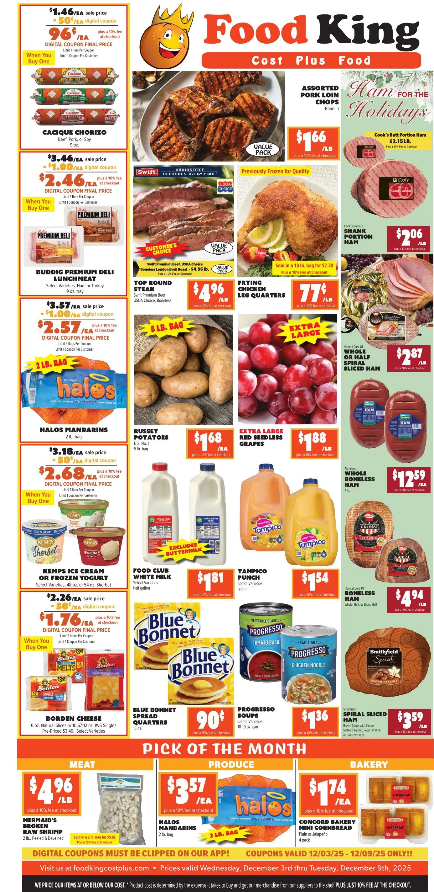 Weekly ad Food King Sales from December 3 to December 9 2025 - Page 