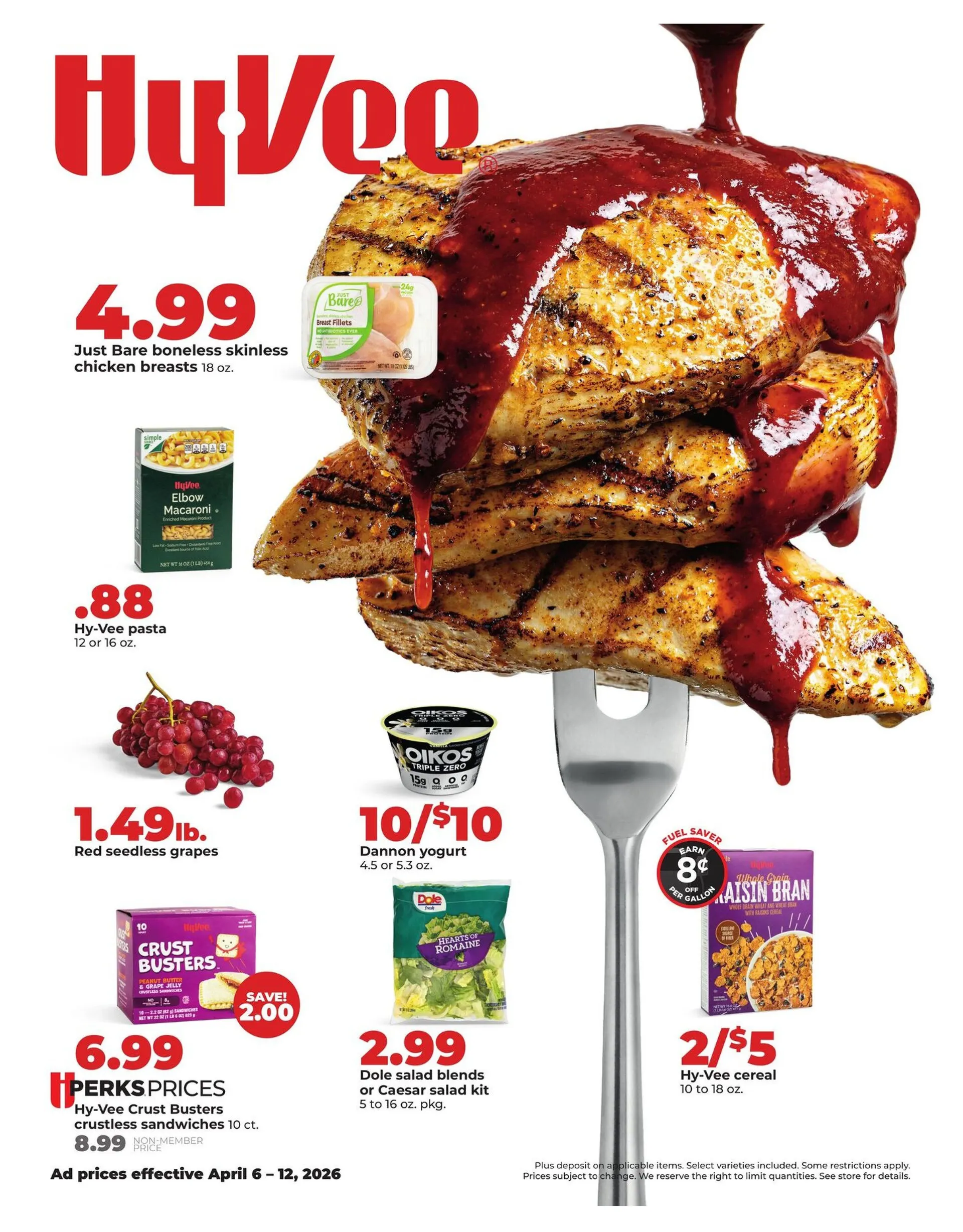 Weekly ad HyVee Sales from April 6 to April 12 2026 - Page 1