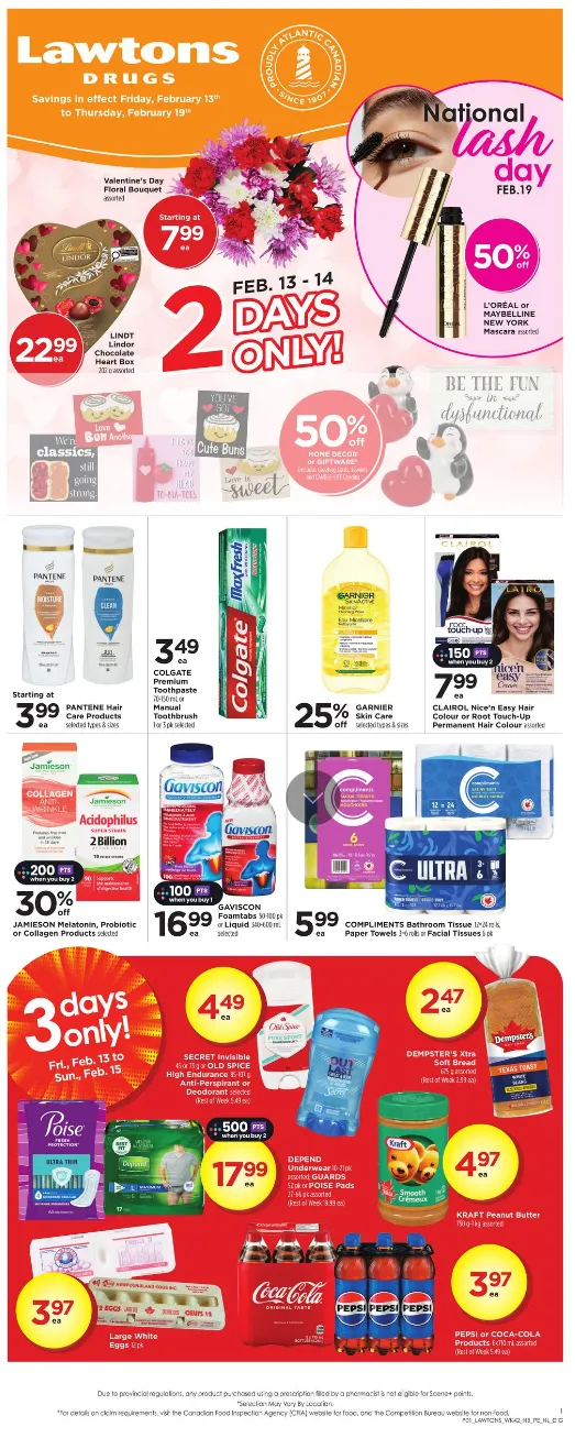 Lawtons Drugs Sales from February 13 to February 19 2026 - flyer page