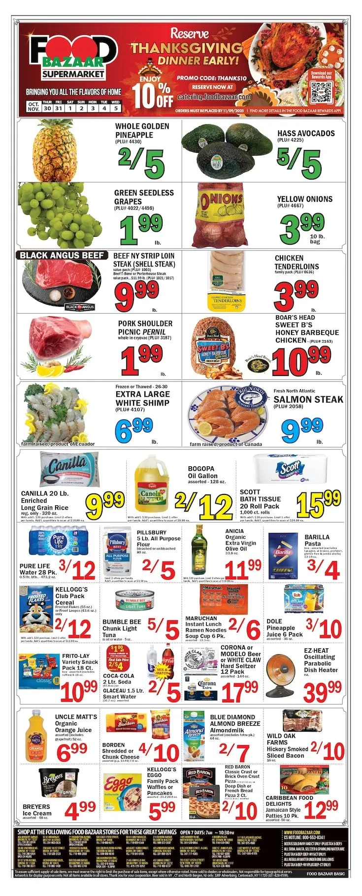 Weekly ad Food Bazaar Sales from October 30 to November 5 2025 - Page 
