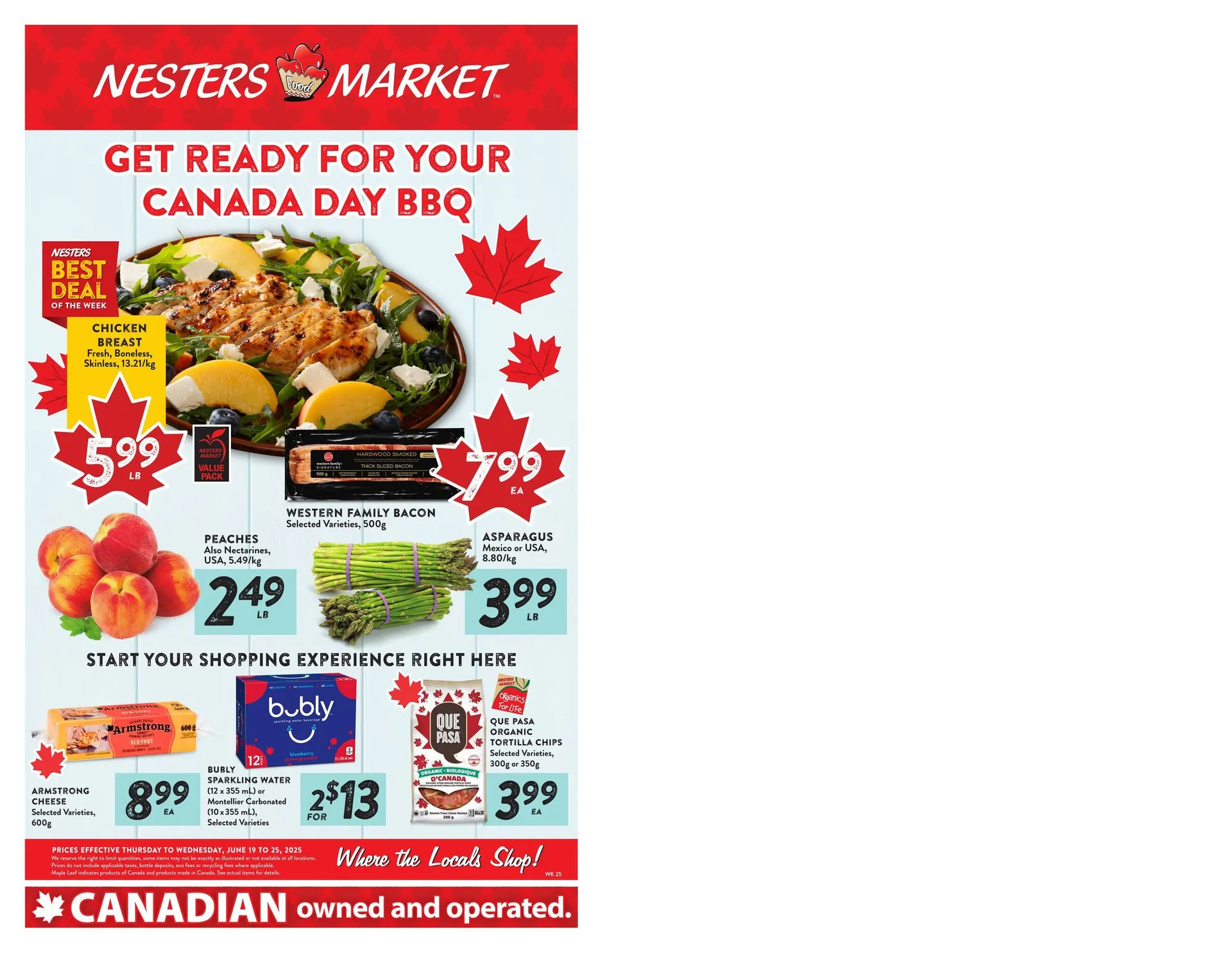 Nesters Market flyers from June 19 to June 25 2025 - flyer page 1