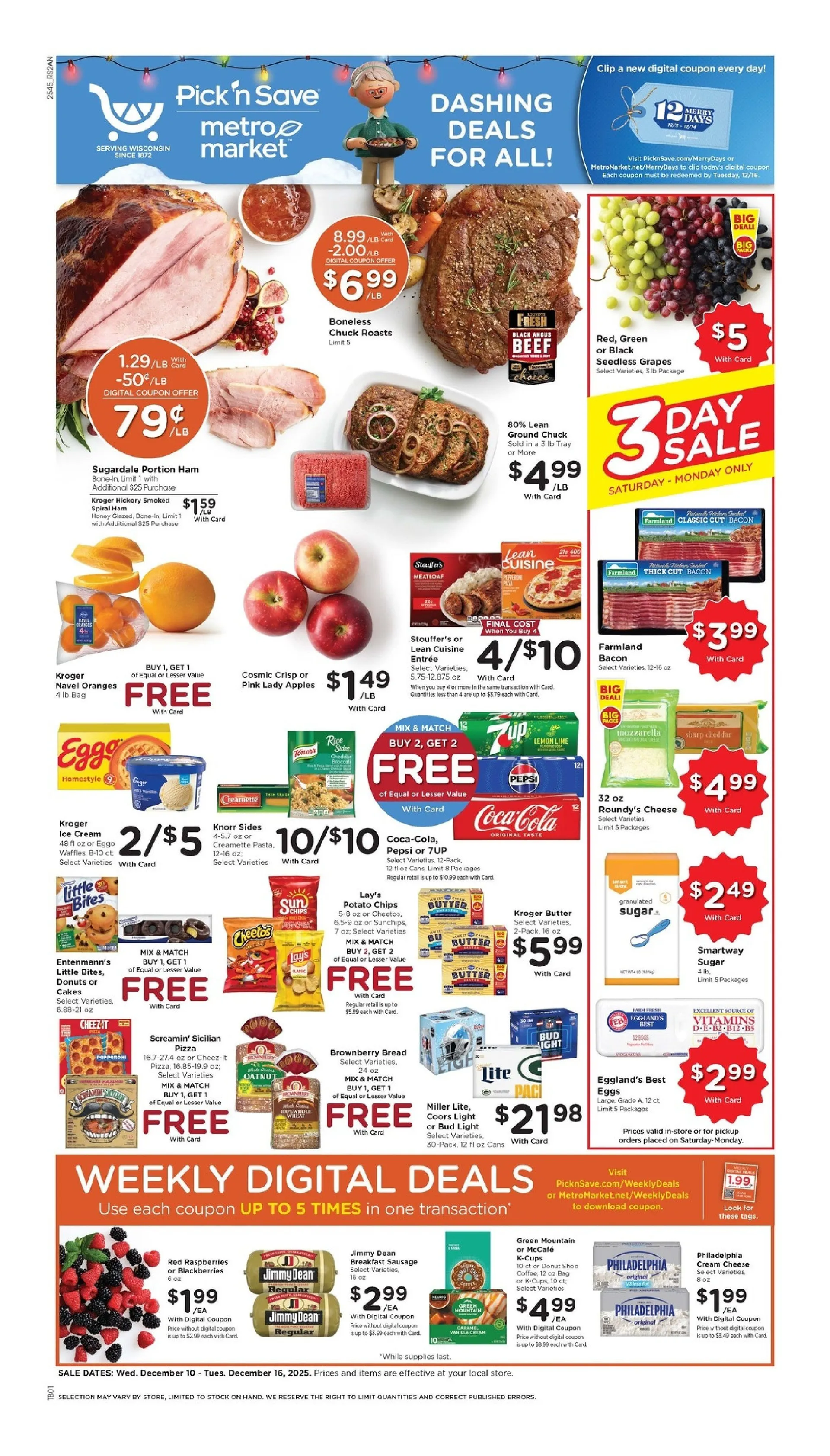 Weekly ad Pick 'n Save Sales from December 10 to December 16 2025 - Page 1