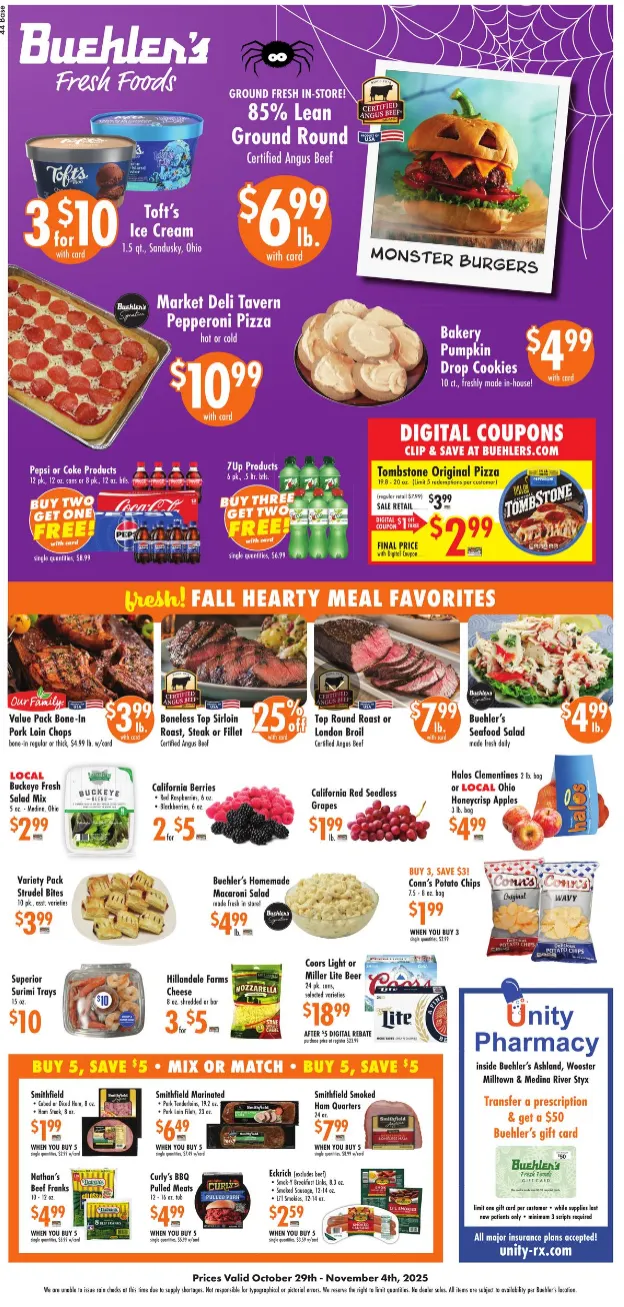 Weekly ad Buehler's Fresh Foods Sales from October 29 to November 4 2025 - Page 