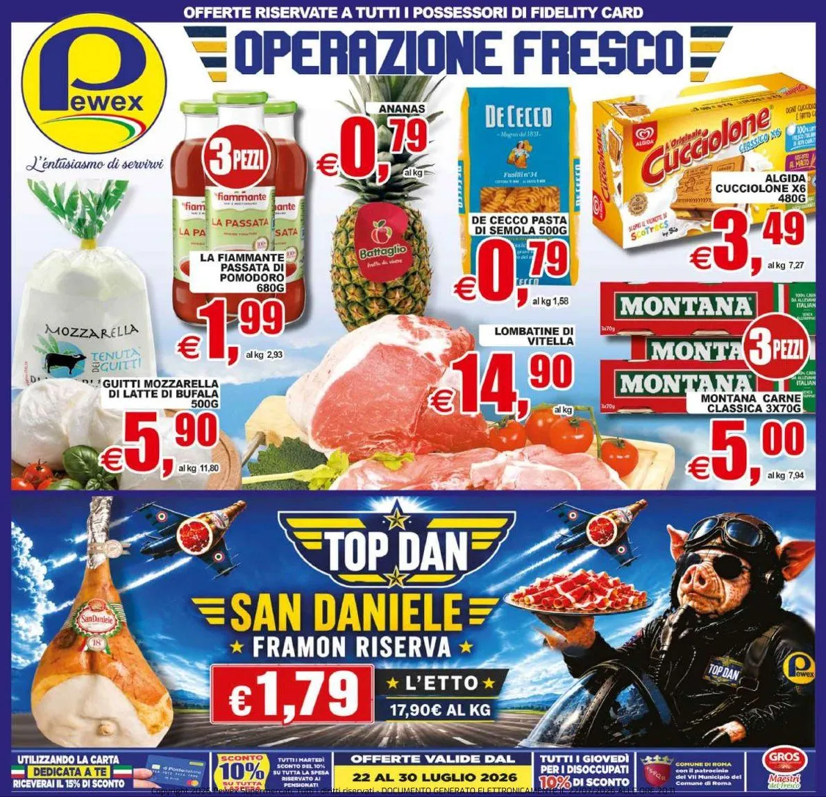 Pewex Volantino da 22 luglio a 30 luglio di 2026 - Pagina del volantino 1