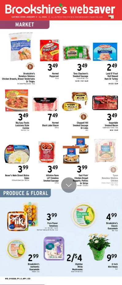 Weekly ad Brookshires Sales from January 2 to January 6 2026 - Page