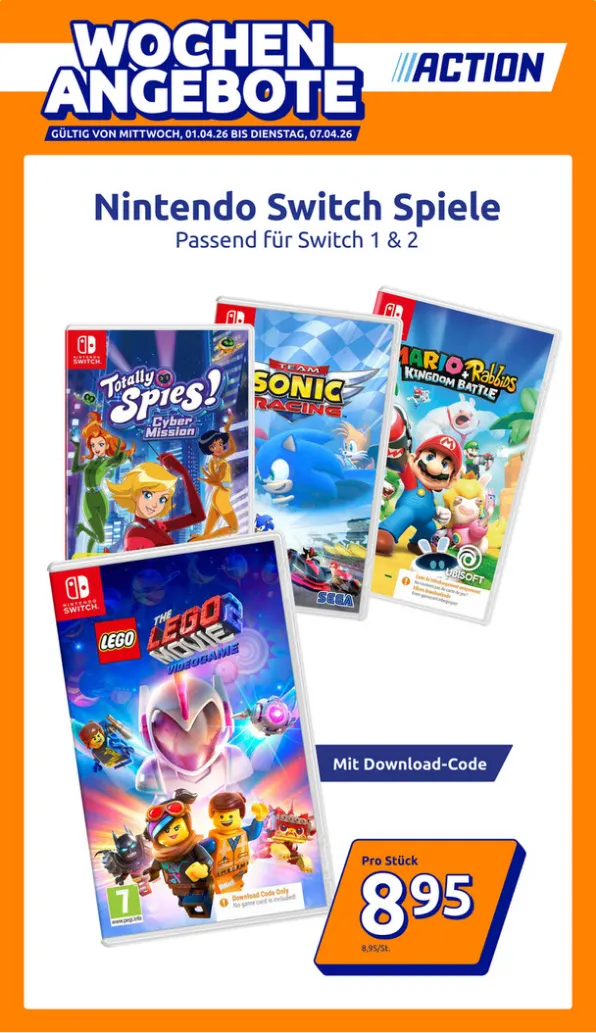 Action Angebote von 1. April bis 7. April 2026 - Prospekt seite 