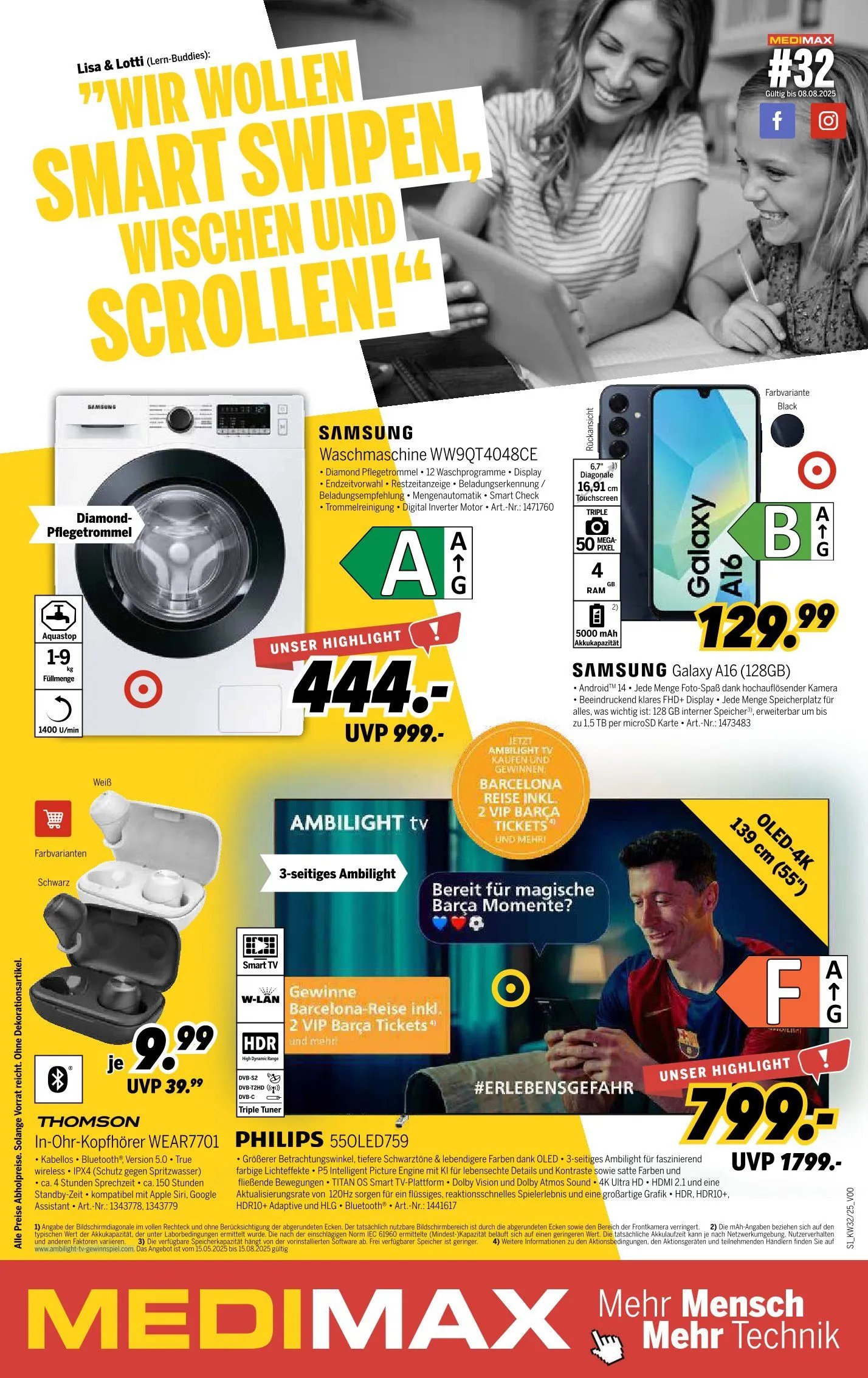 MEDIMAX Prospekte von 1. August bis 8. August 2025 - Prospekt seite