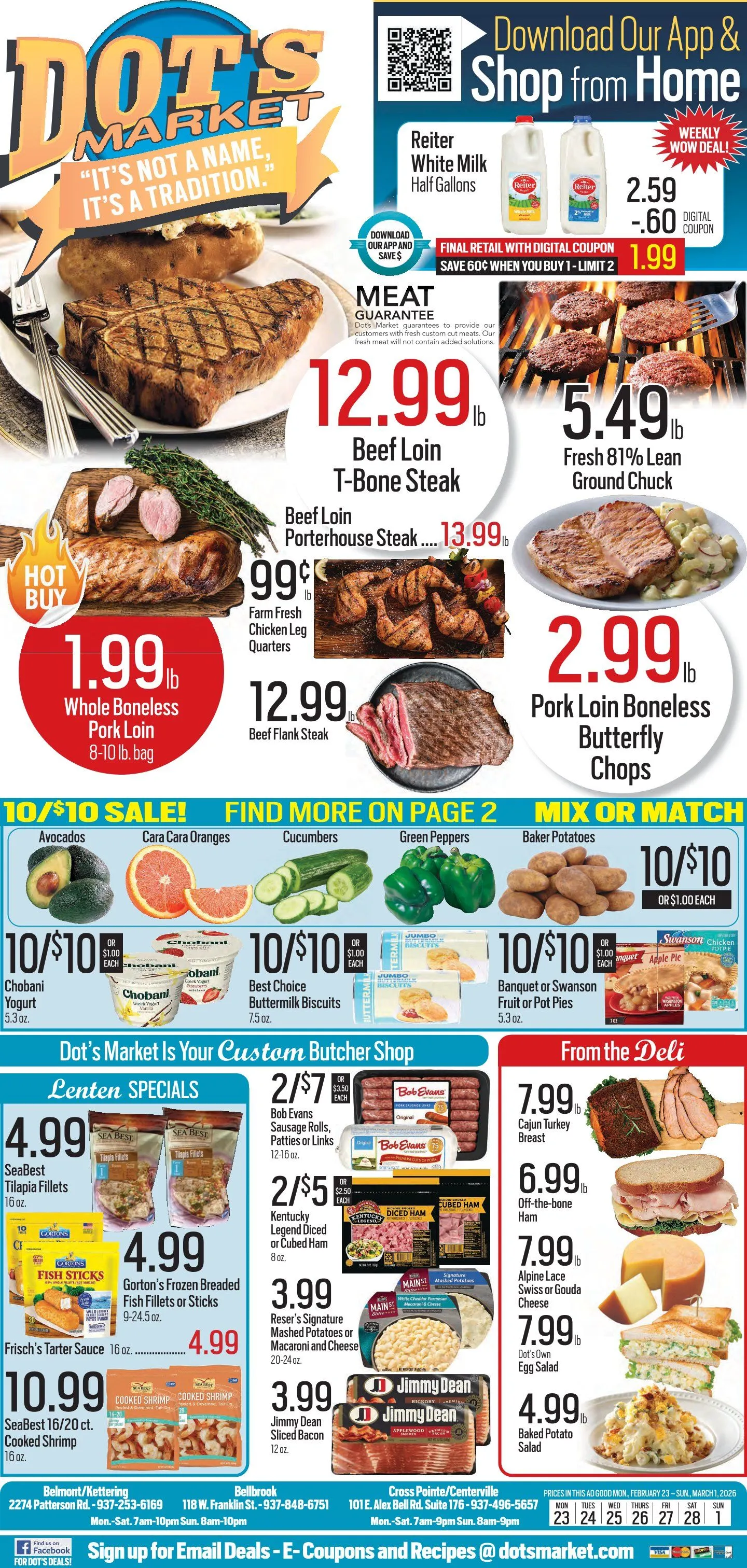 Weekly ad Dot's Market Sales from February 23 to March 1 2026 - Page 1