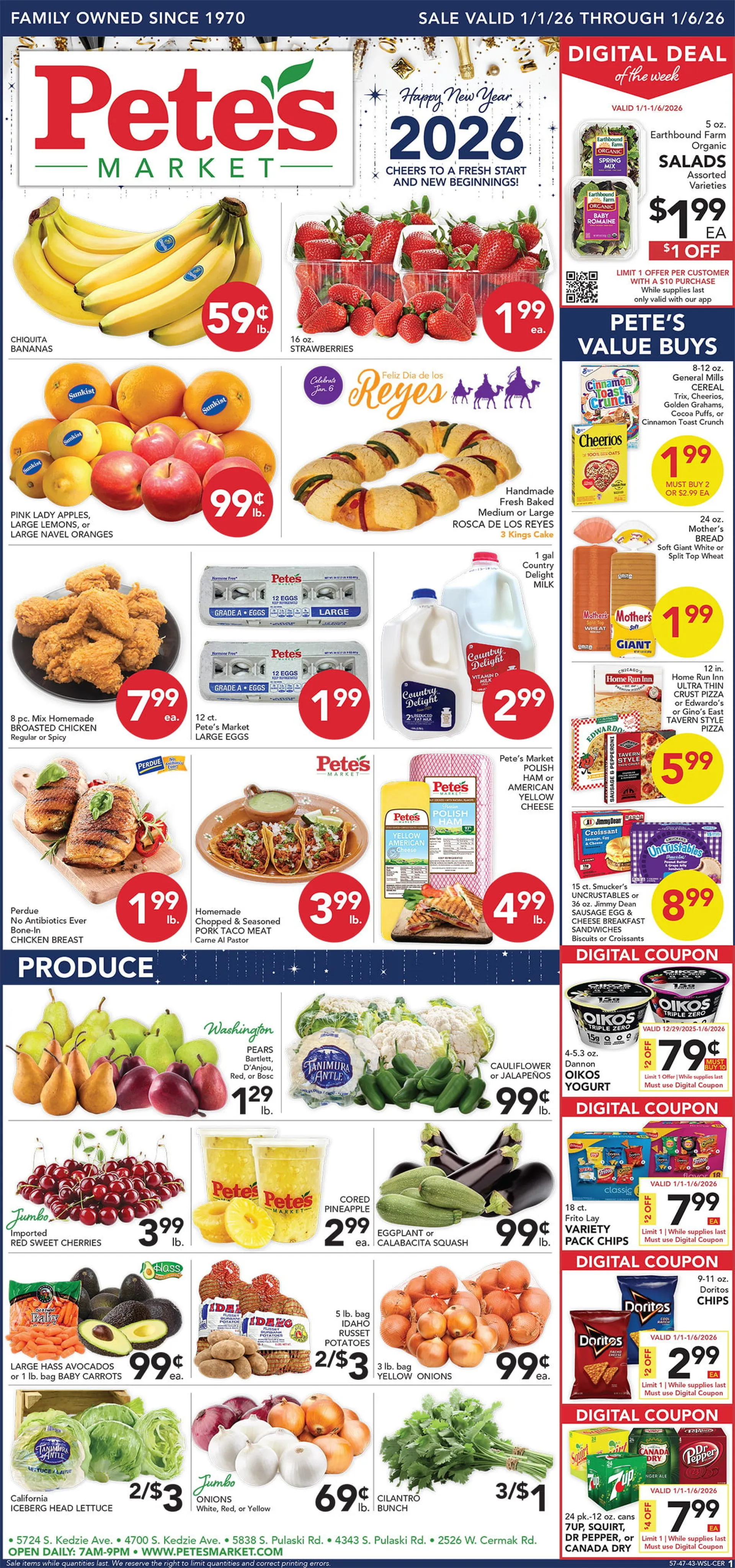 Weekly ad Pete's Fresh Market Sales from January 1 to January 6 2026 - Page 