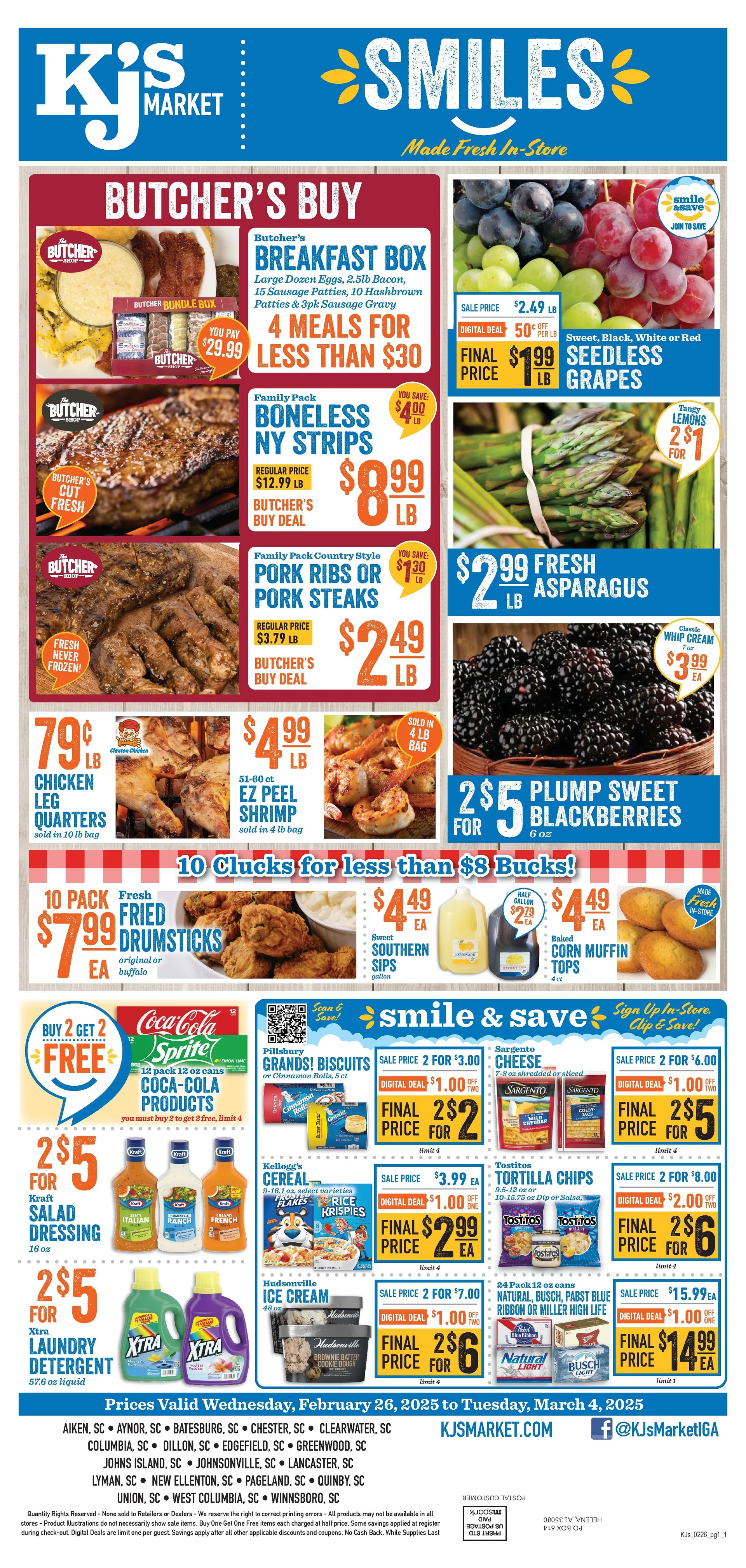 Weekly ad KJ´s Market Deals from February 26 to March 4 2025 - Page 