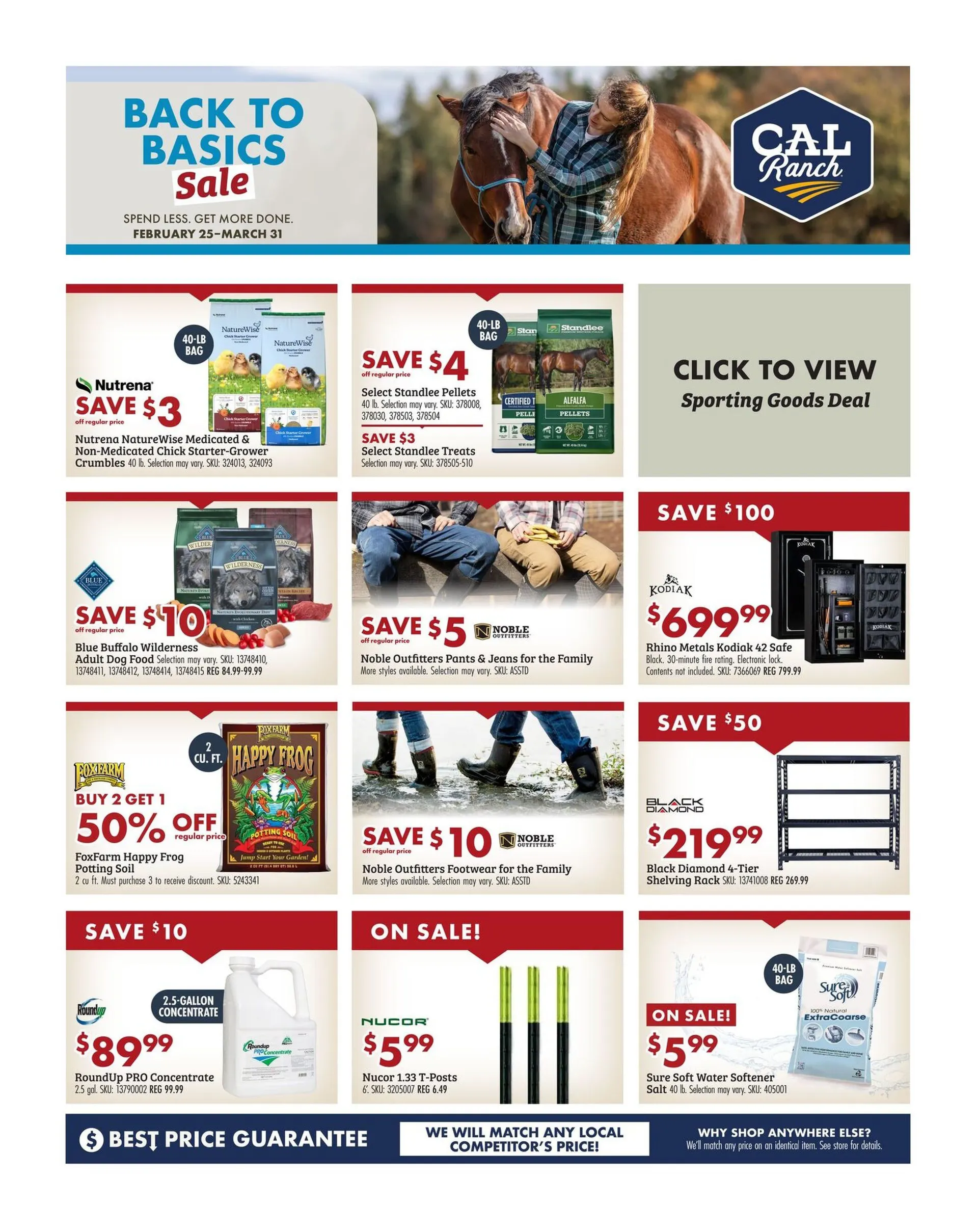 Weekly ad C-A-L Ranch Stores from February 25 to March 31 2026 - Page 1