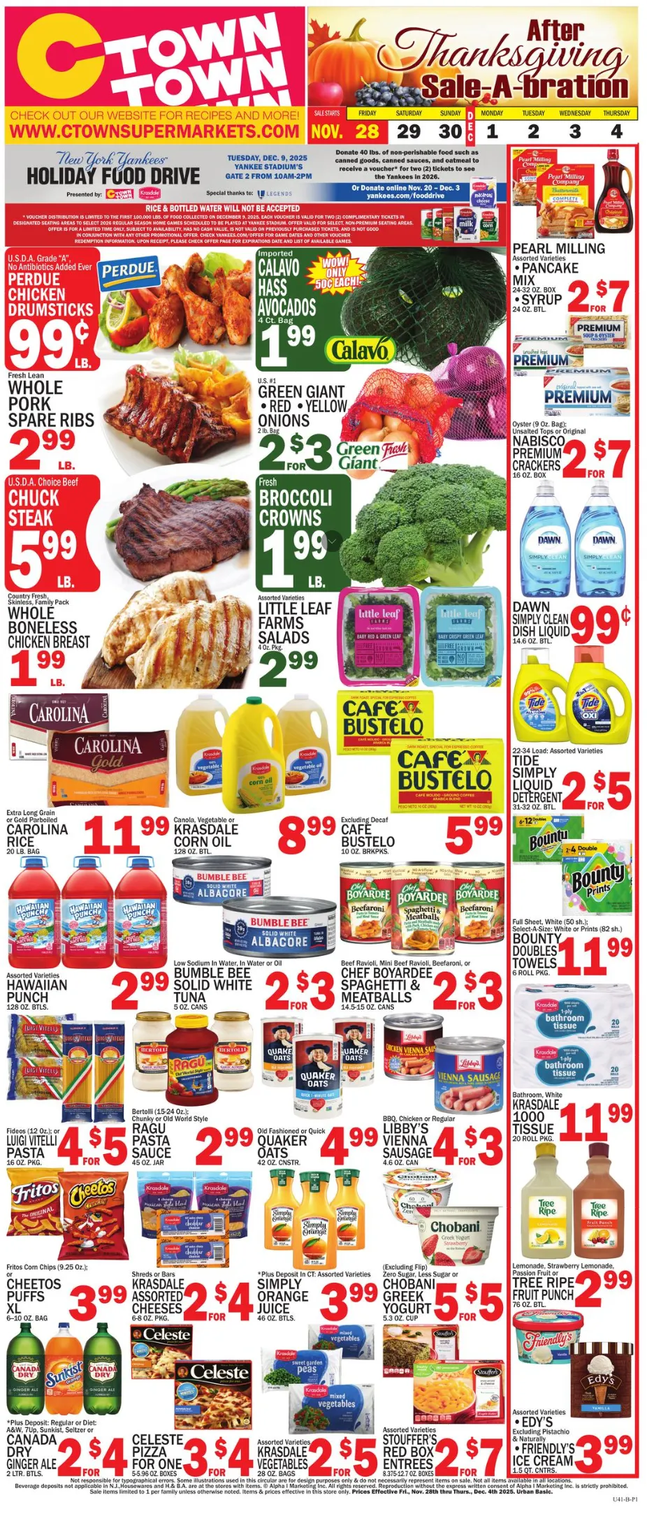 Weekly ad C-Town Sales from November 28 to December 4 2025 - Page