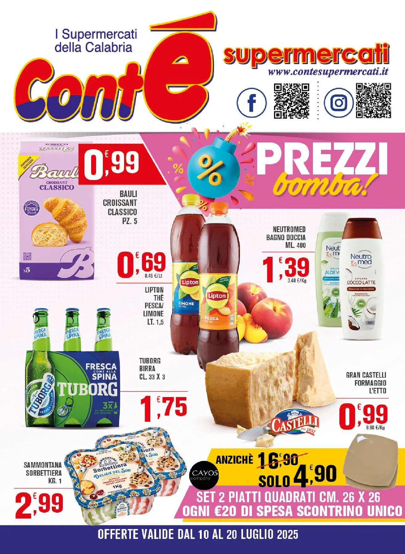  Volantini Conte Supermercati da 10 luglio a 20 luglio di 2025 - Pagina del volantino 