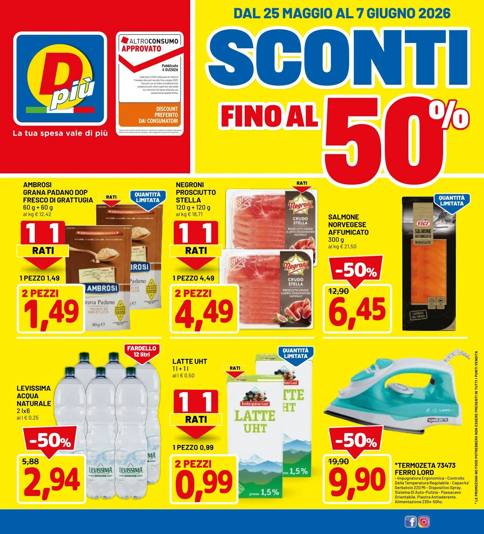 Volantini D Più da 25 maggio a 7 giugno di 2026 - Pagina del volantino