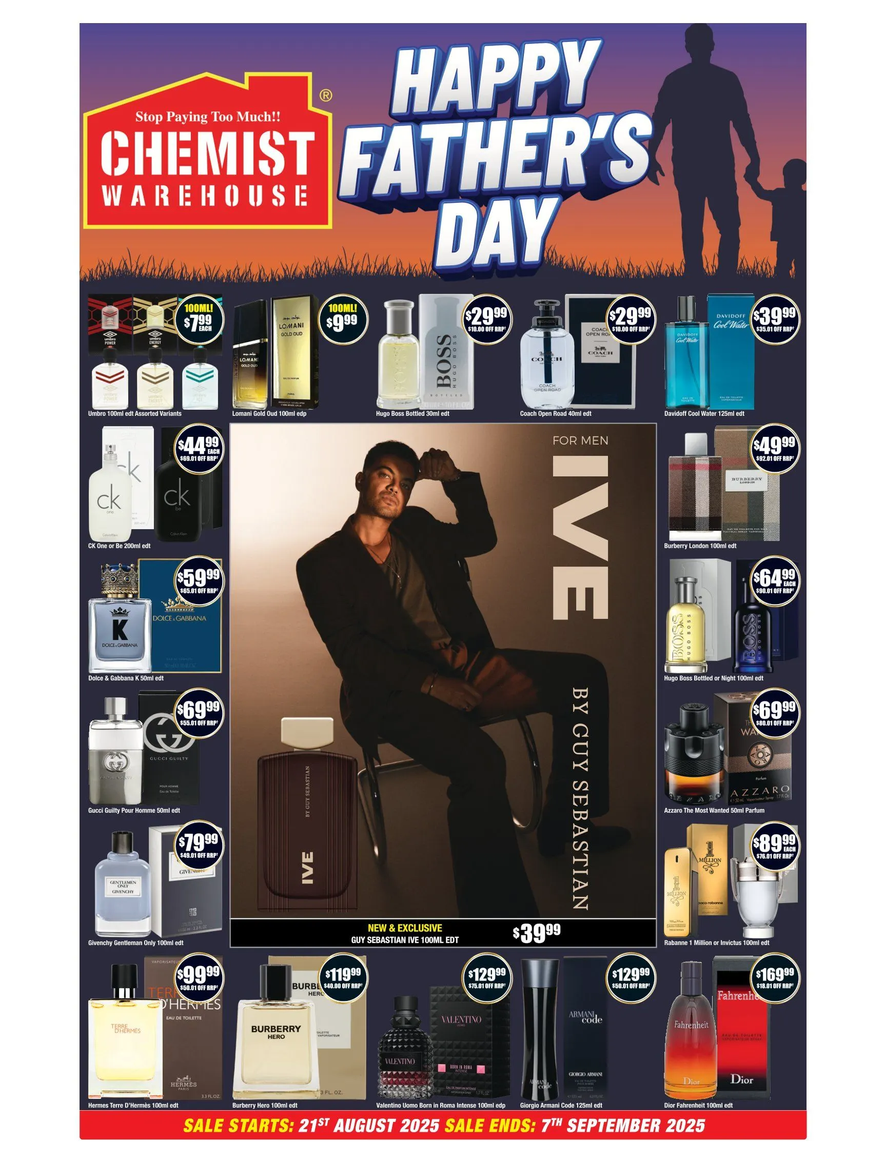 Chemist Warehouse Catalogues - Catalogue valid from 21 August to 7 September 2025 - page 1